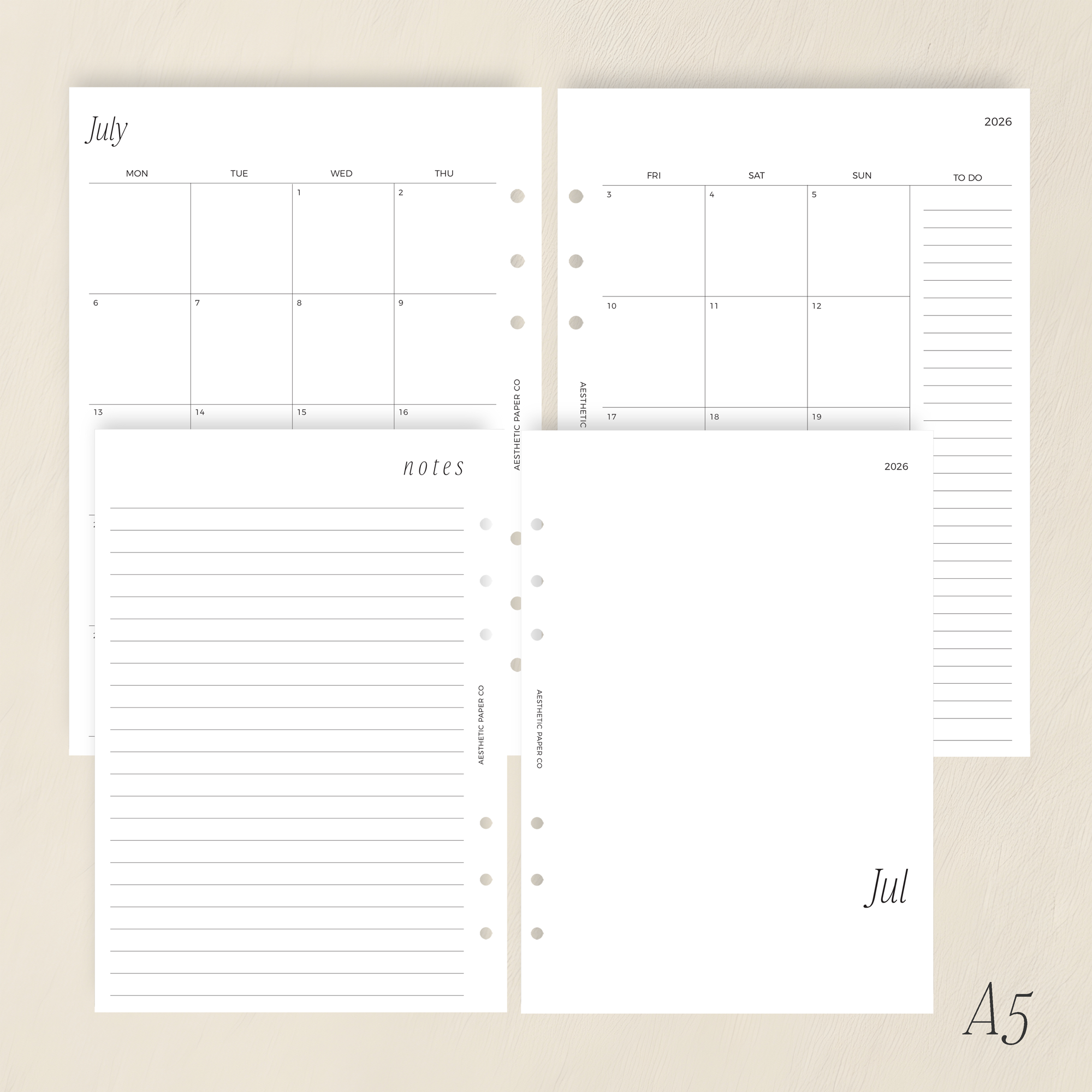 2026/27 MONTH ON TWO PAGE | MO2P