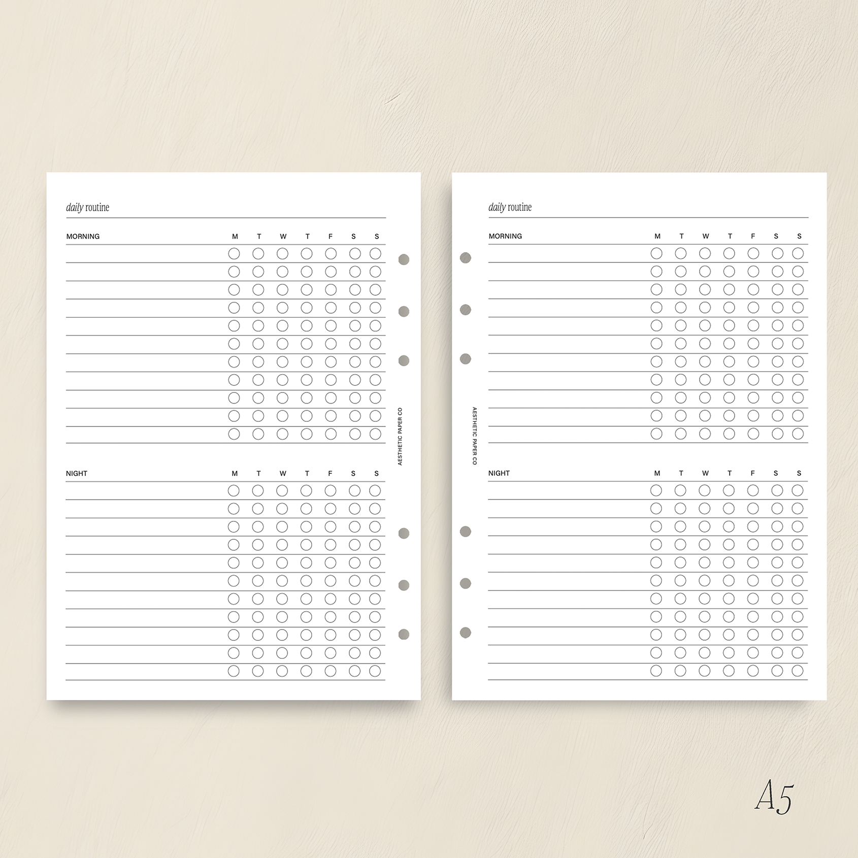 Daily Routine INSERTS | PDF