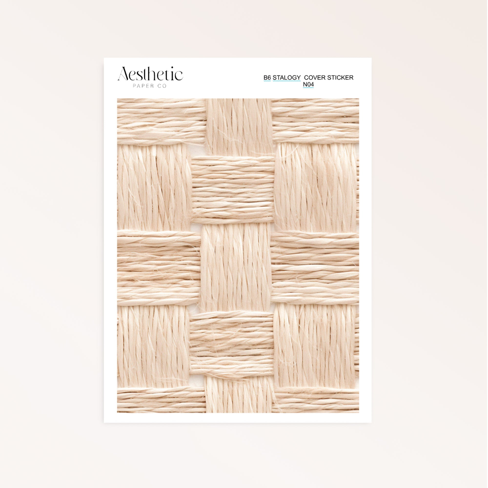 B6 Stalogy Sticker Cover | BEACH