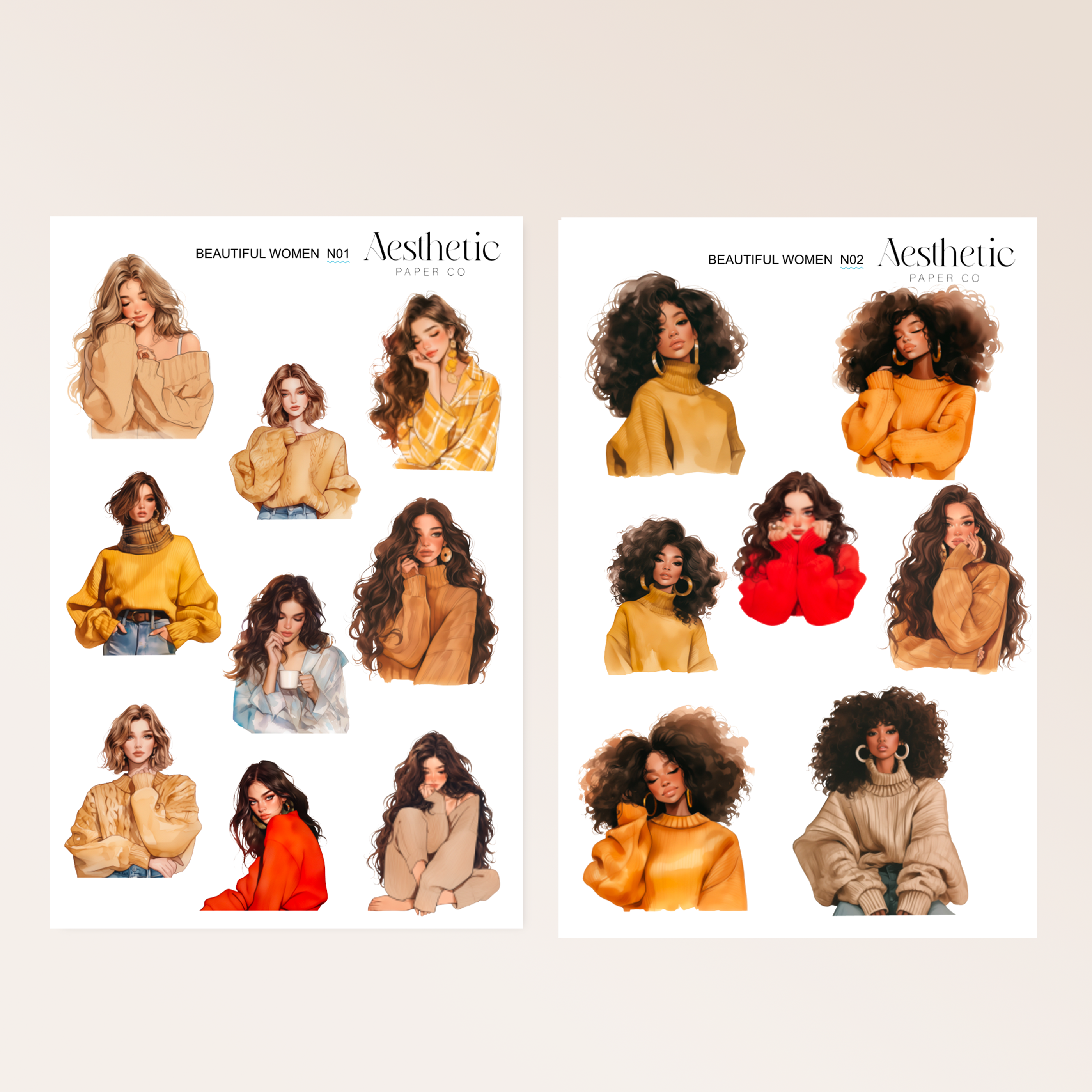 BEAUTIFUL WOMEN | STICKERS