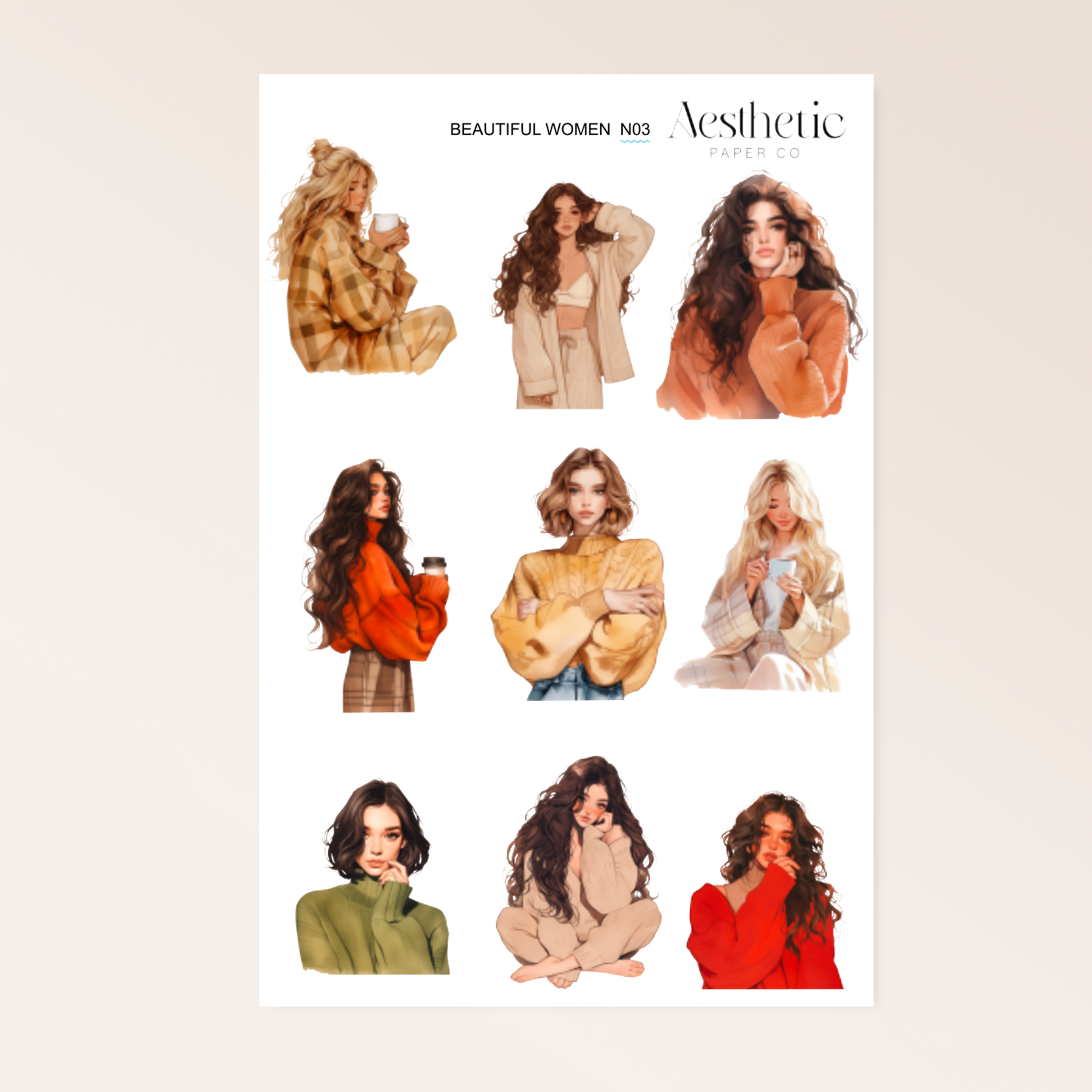 BEAUTIFUL WOMEN | STICKERS