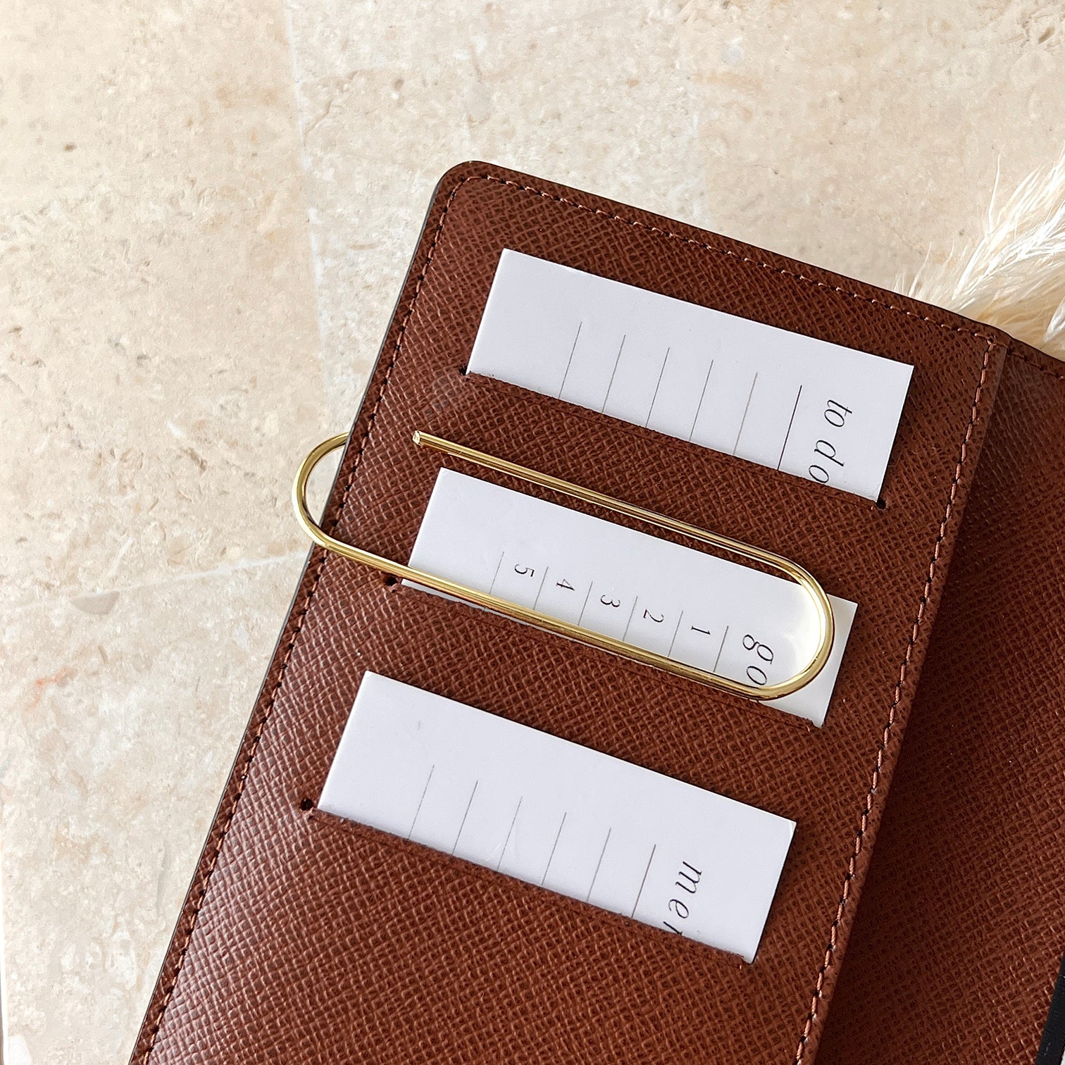 Gold Pen Holder Clip