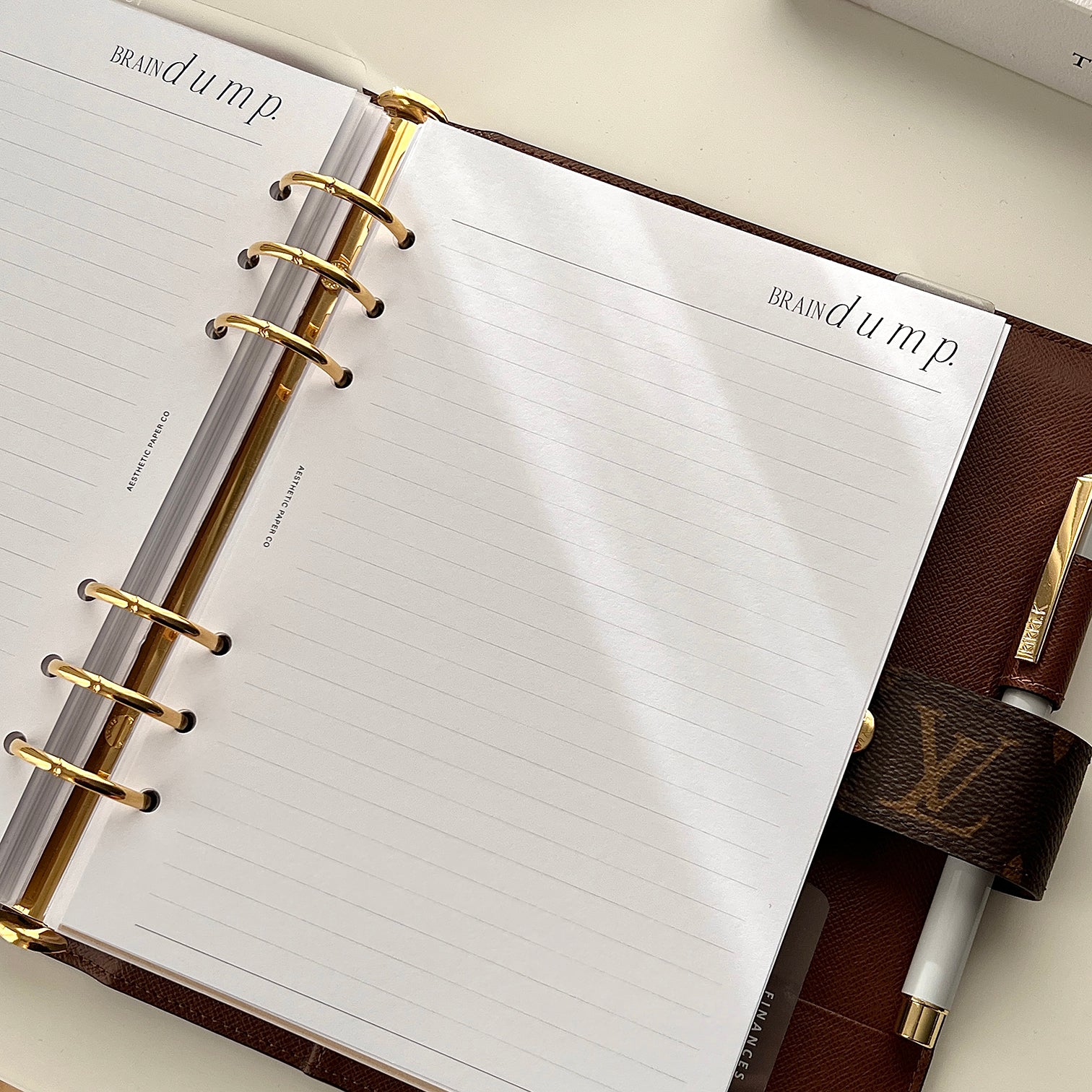 UN016 - Brain Dump Notes Insert