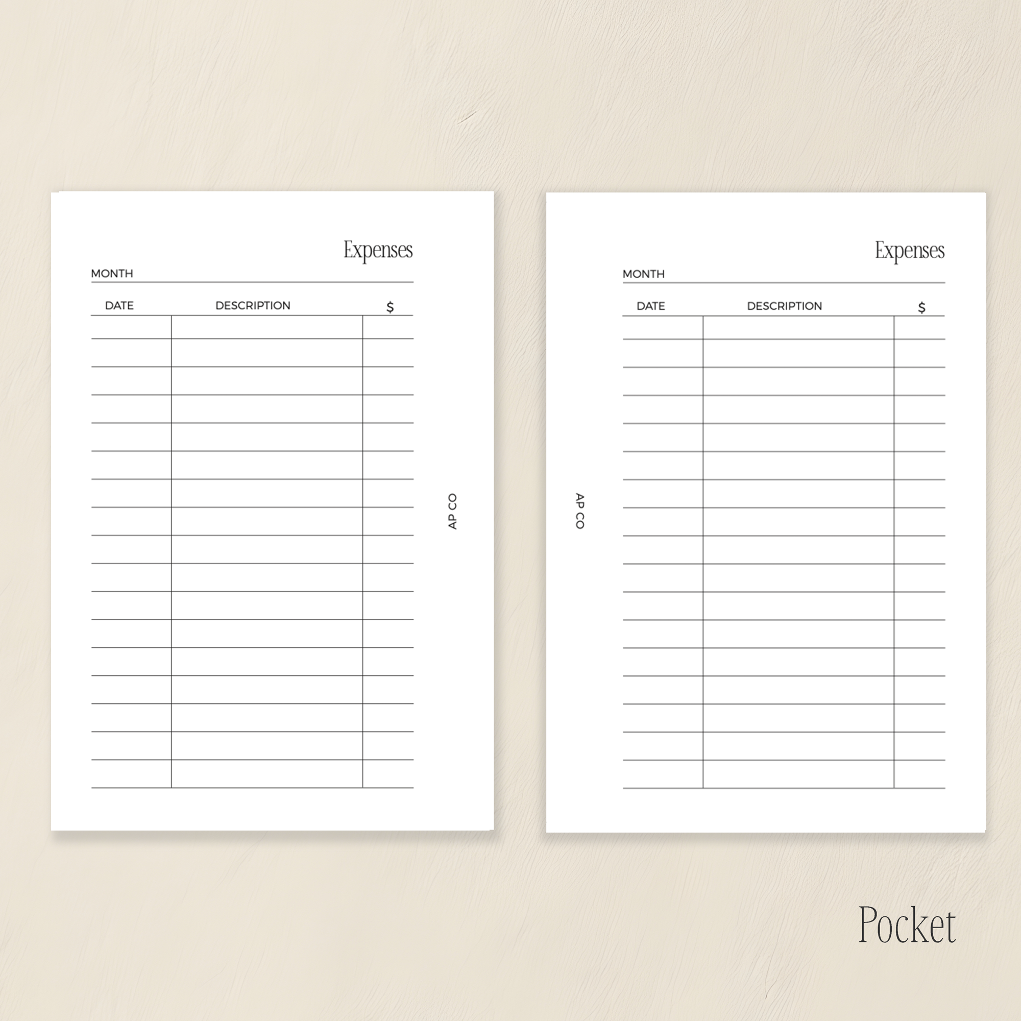 UN015 - Expenses Inserts | PDF