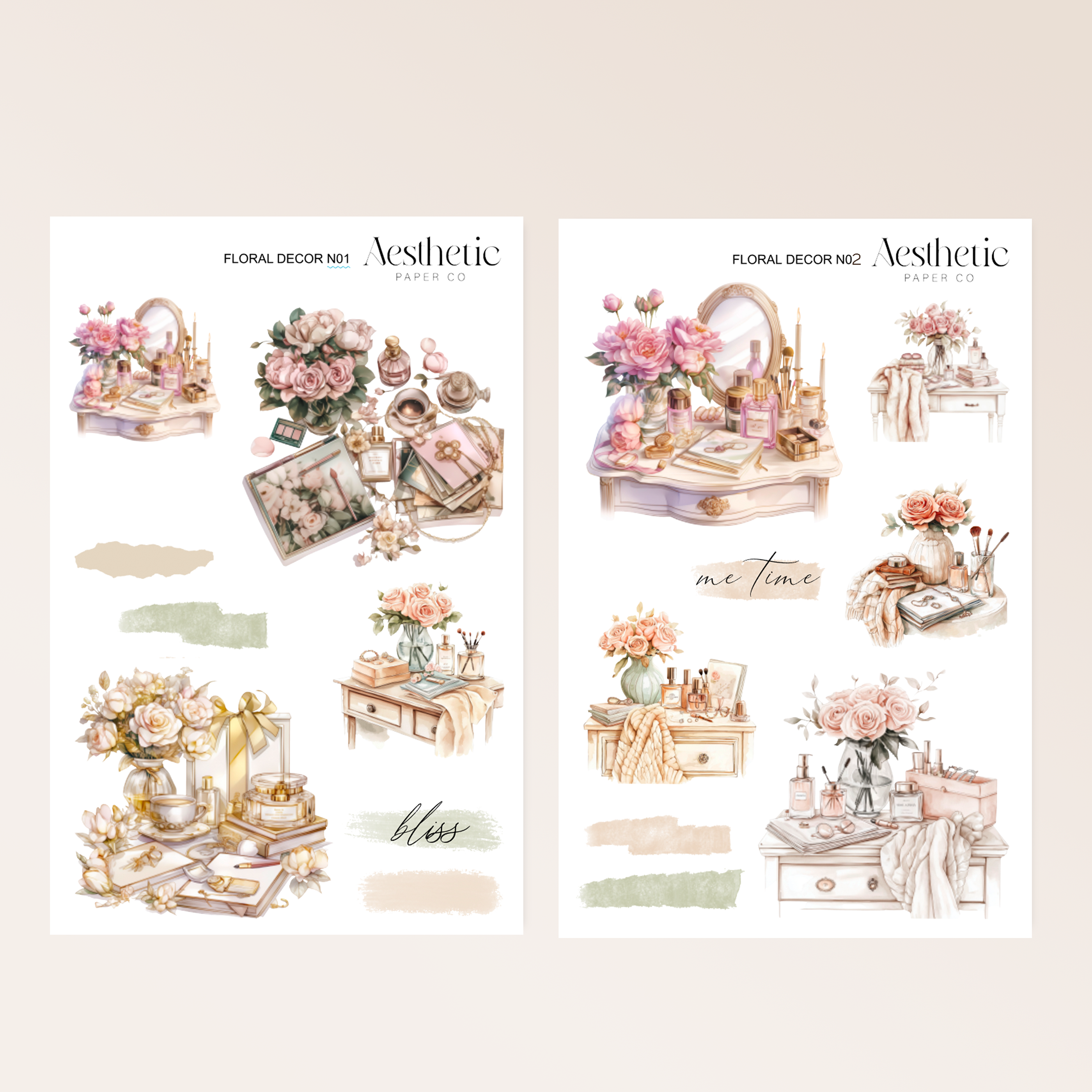 FLORAL DECOR | STICKERS