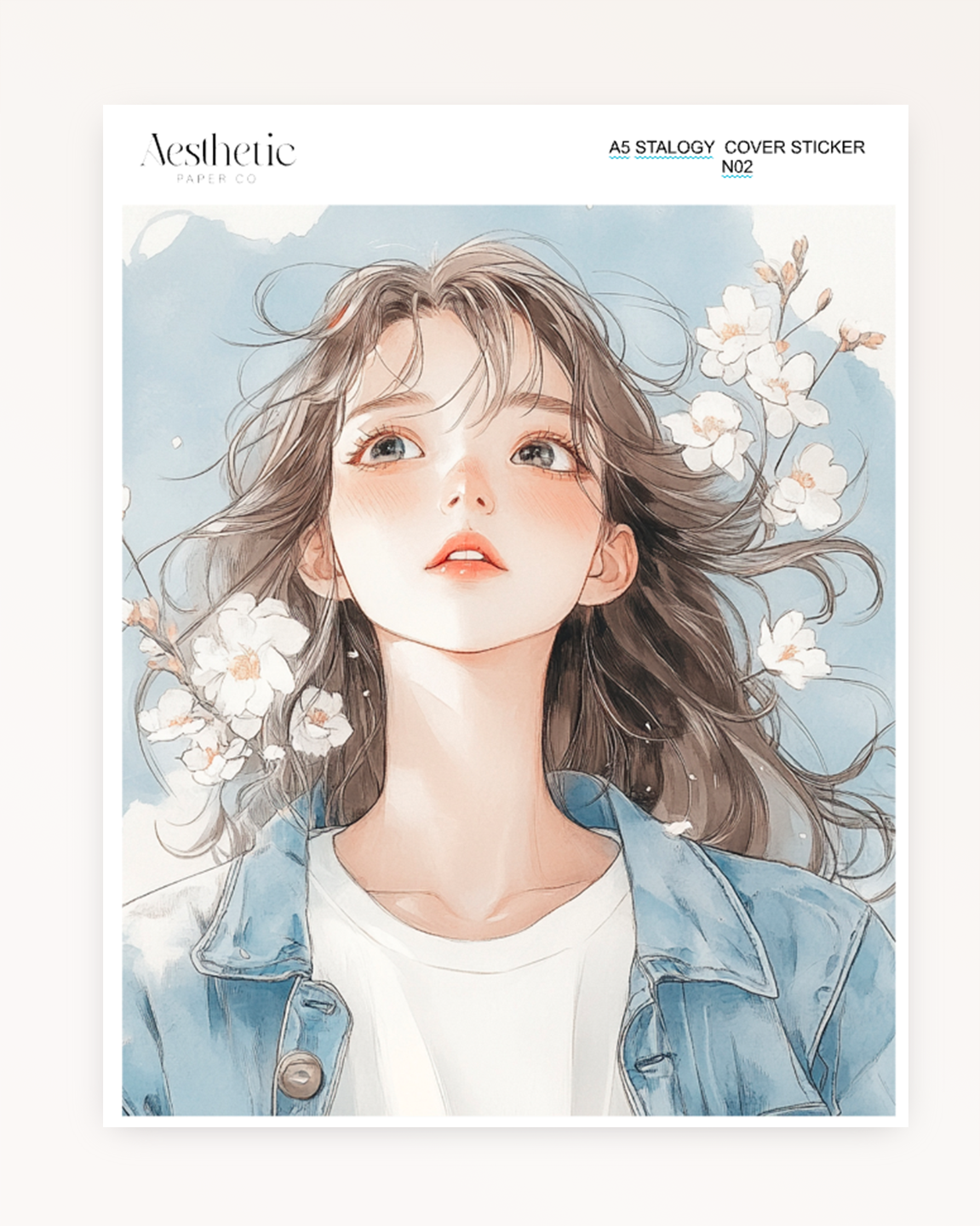 A5 Stalogy Sticker Cover | Floral Dreaming