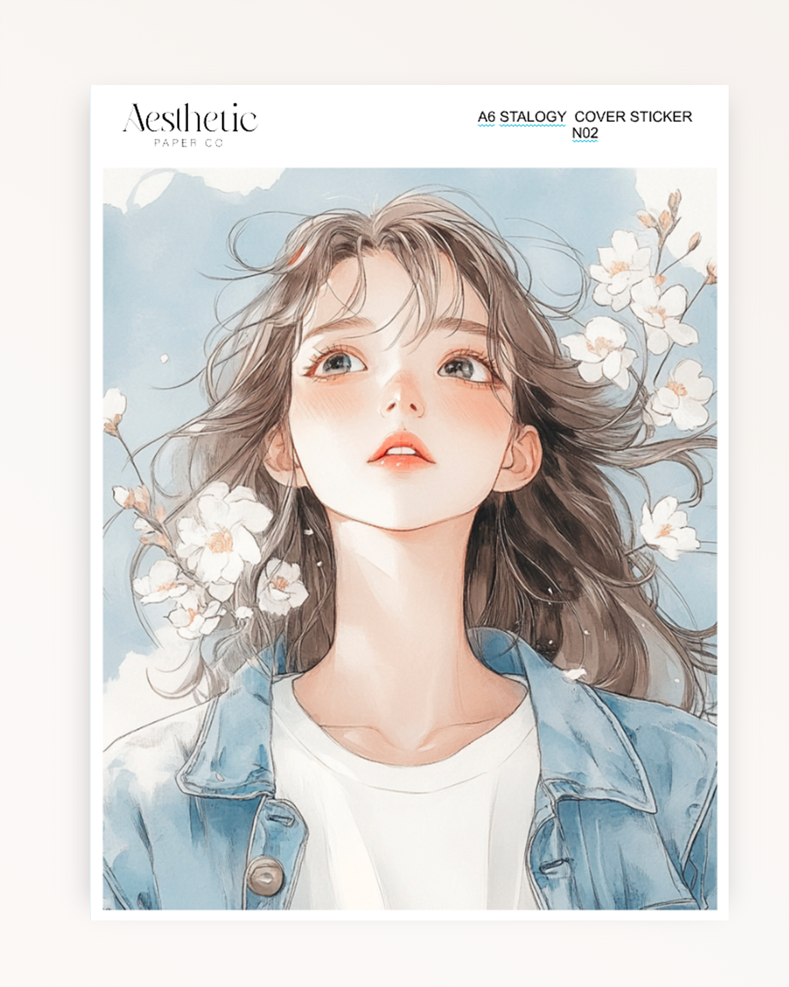 A6 Stalogy Sticker Cover | Floral Dreaming