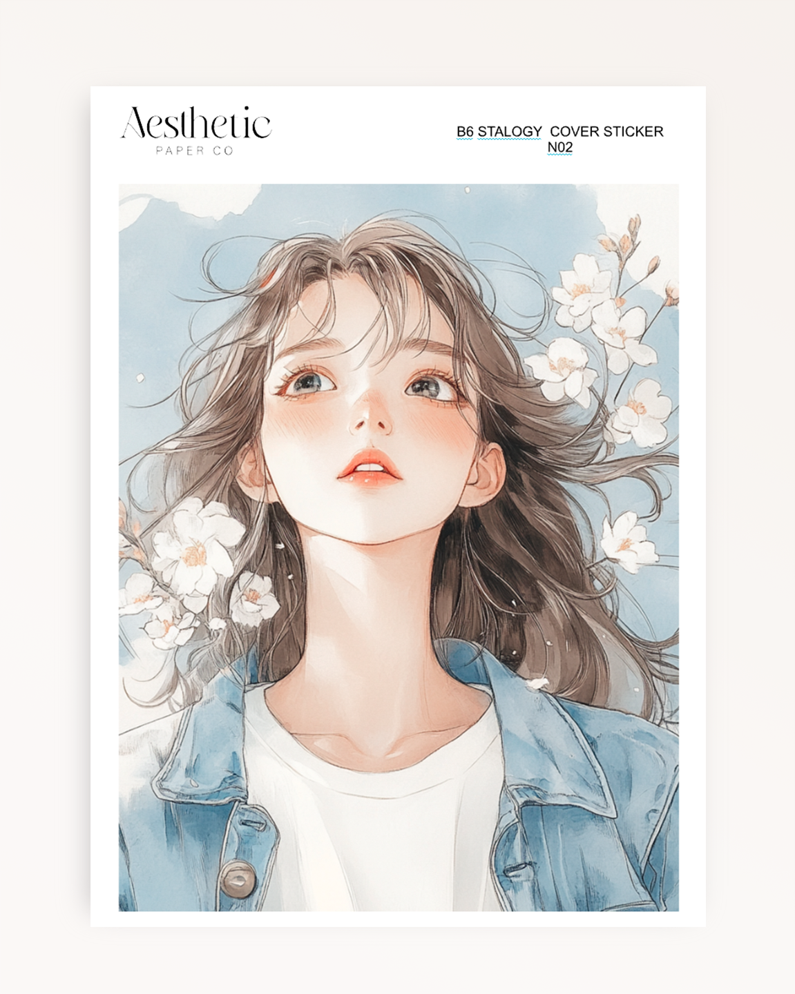 B6 Stalogy Sticker Cover | Floral Dreaming