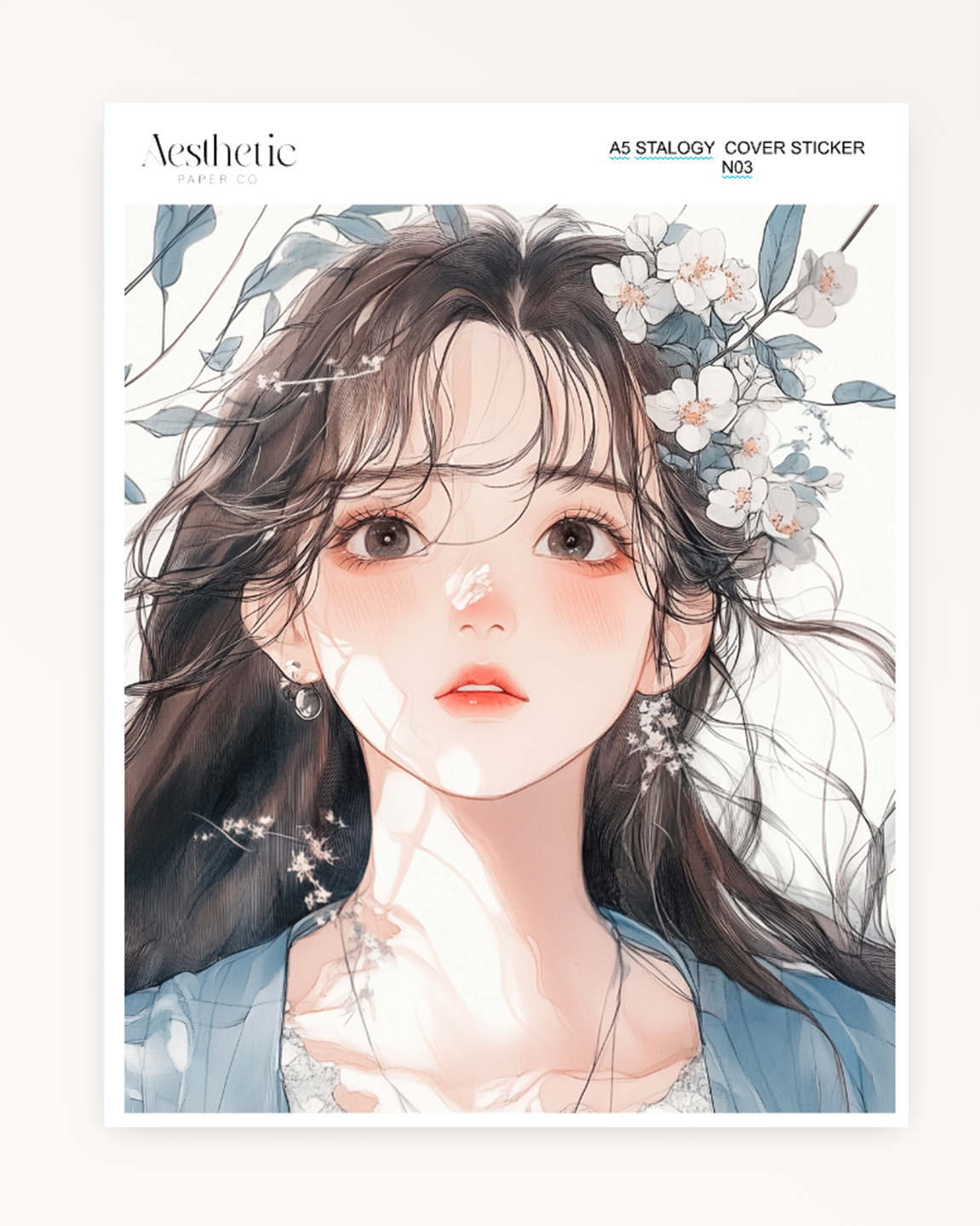 A5 Stalogy Sticker Cover | Floral Dreaming