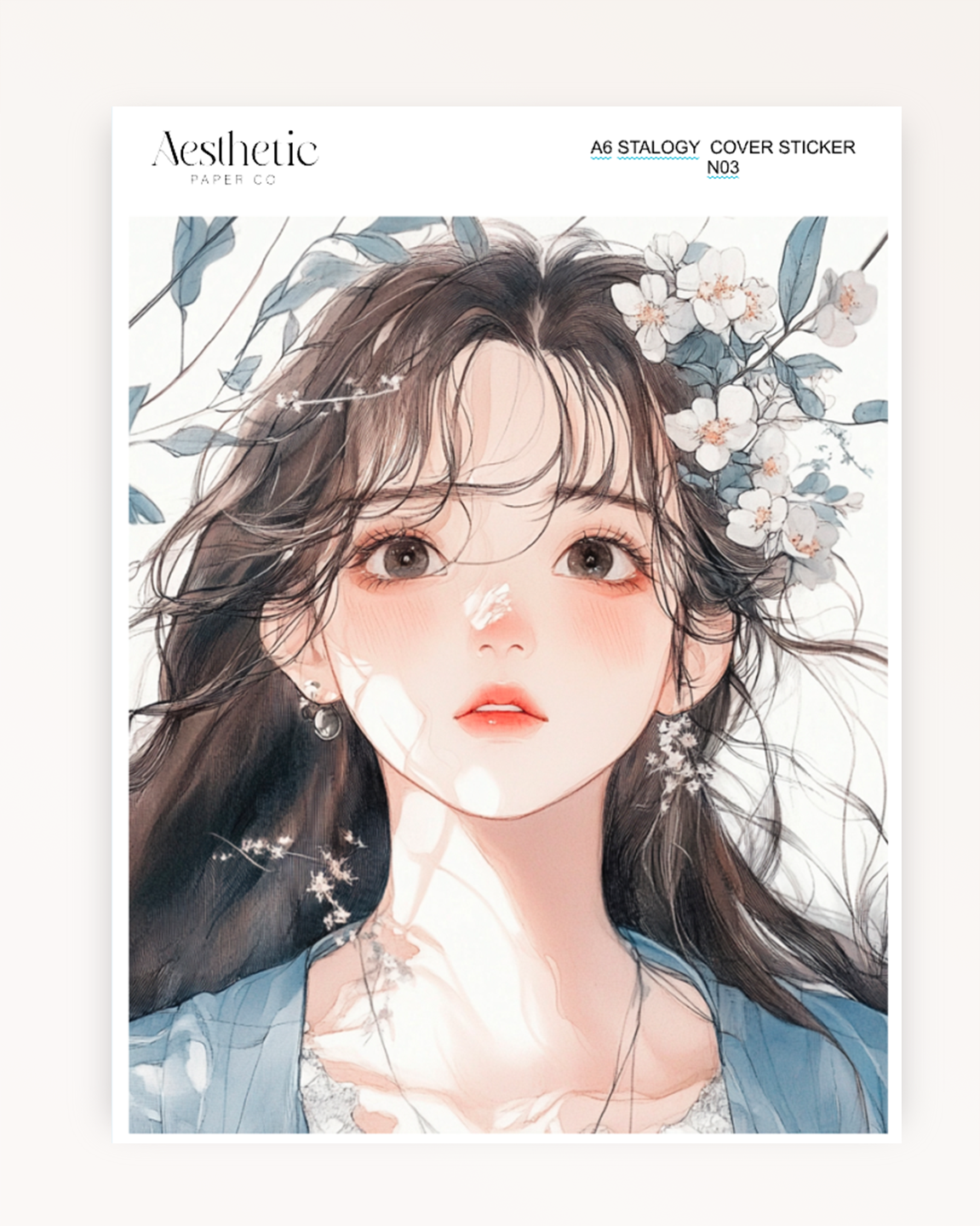 A6 Stalogy Sticker Cover | Floral Dreaming