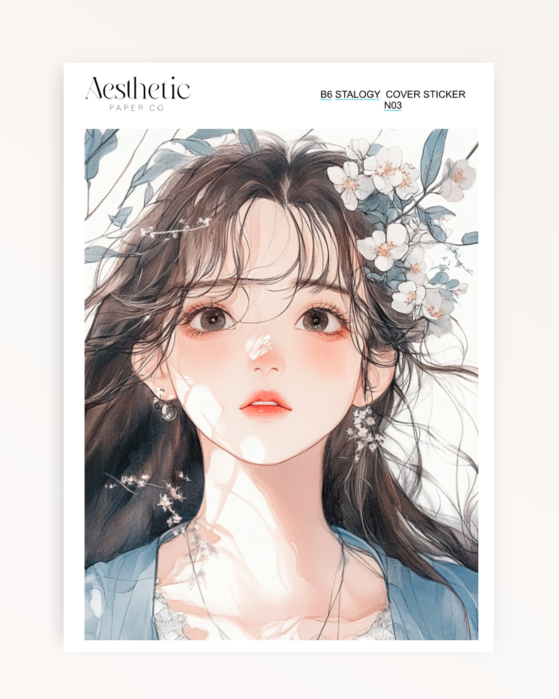 B6 Stalogy Sticker Cover | Floral Dreaming