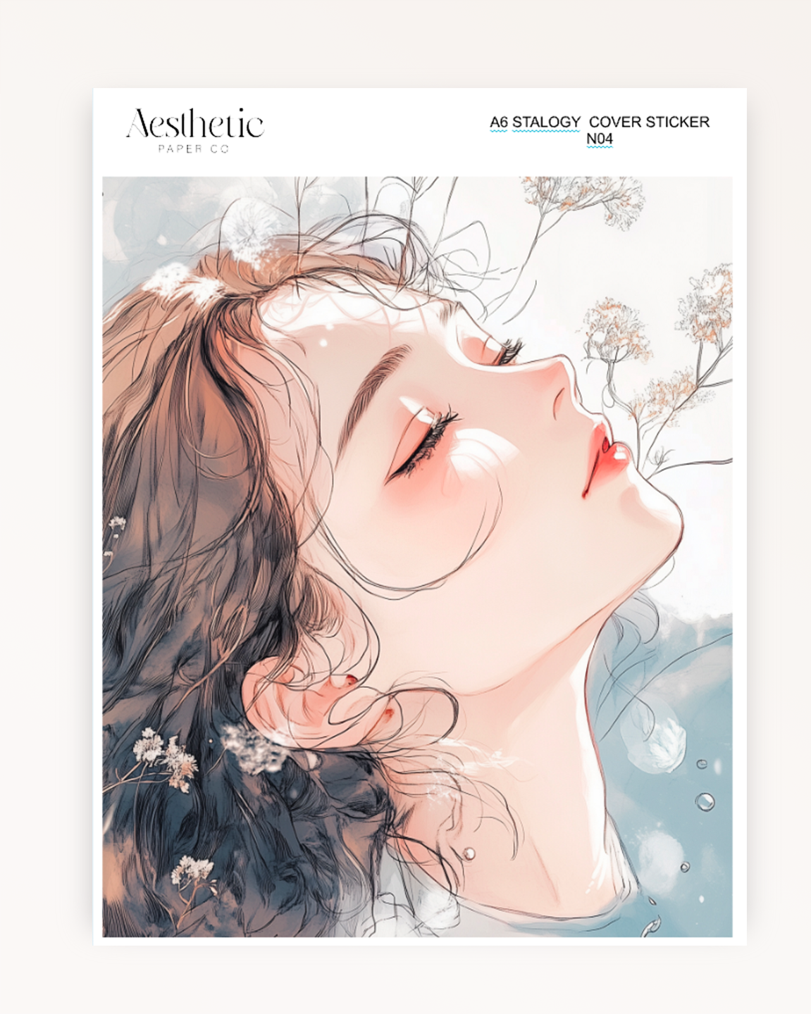 A6 Stalogy Sticker Cover | Floral Dreaming