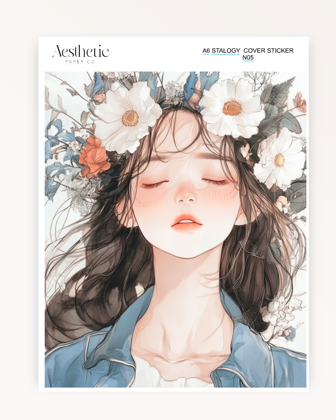 A6 Stalogy Sticker Cover | Floral Dreaming