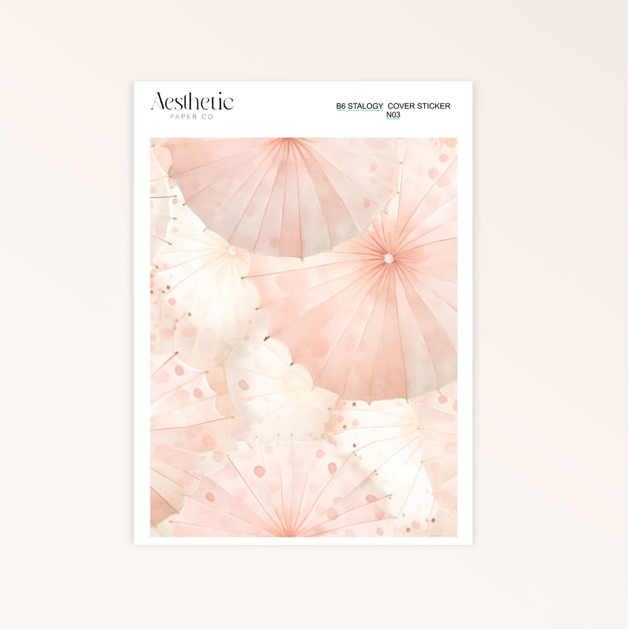 B6 Stalogy Sticker Cover | GENTLE SPRING