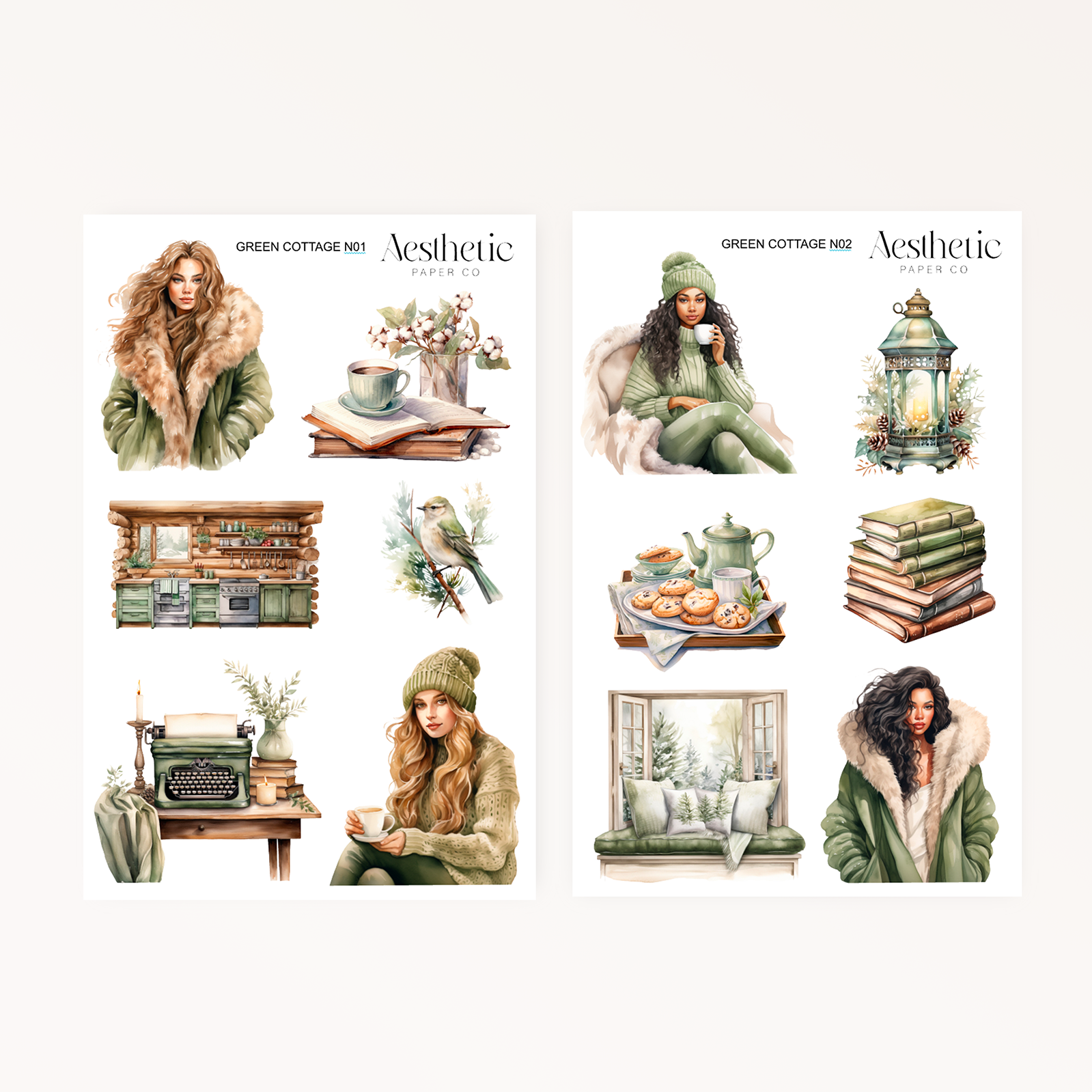 Green Cottage STICKERS