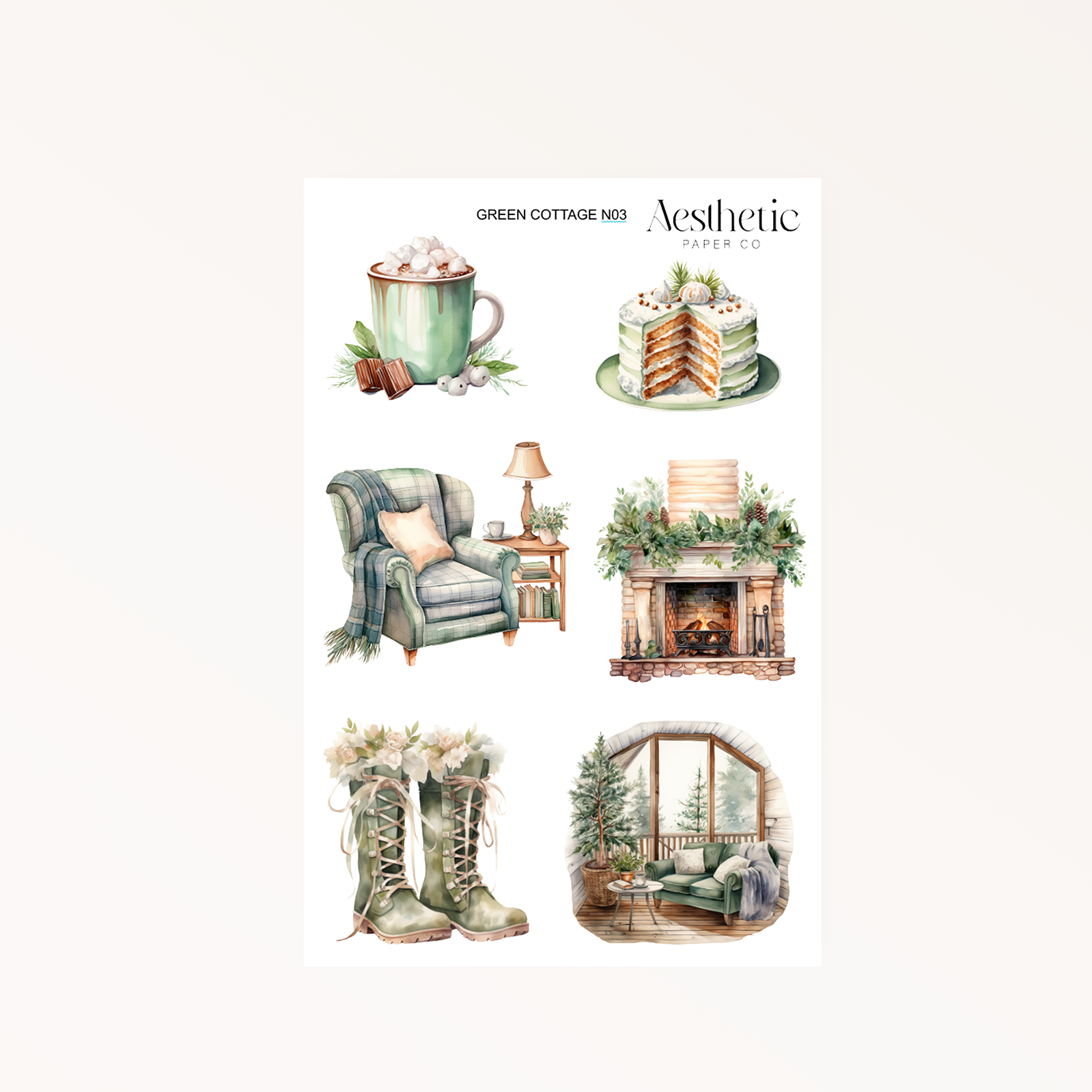 Green Cottage STICKERS