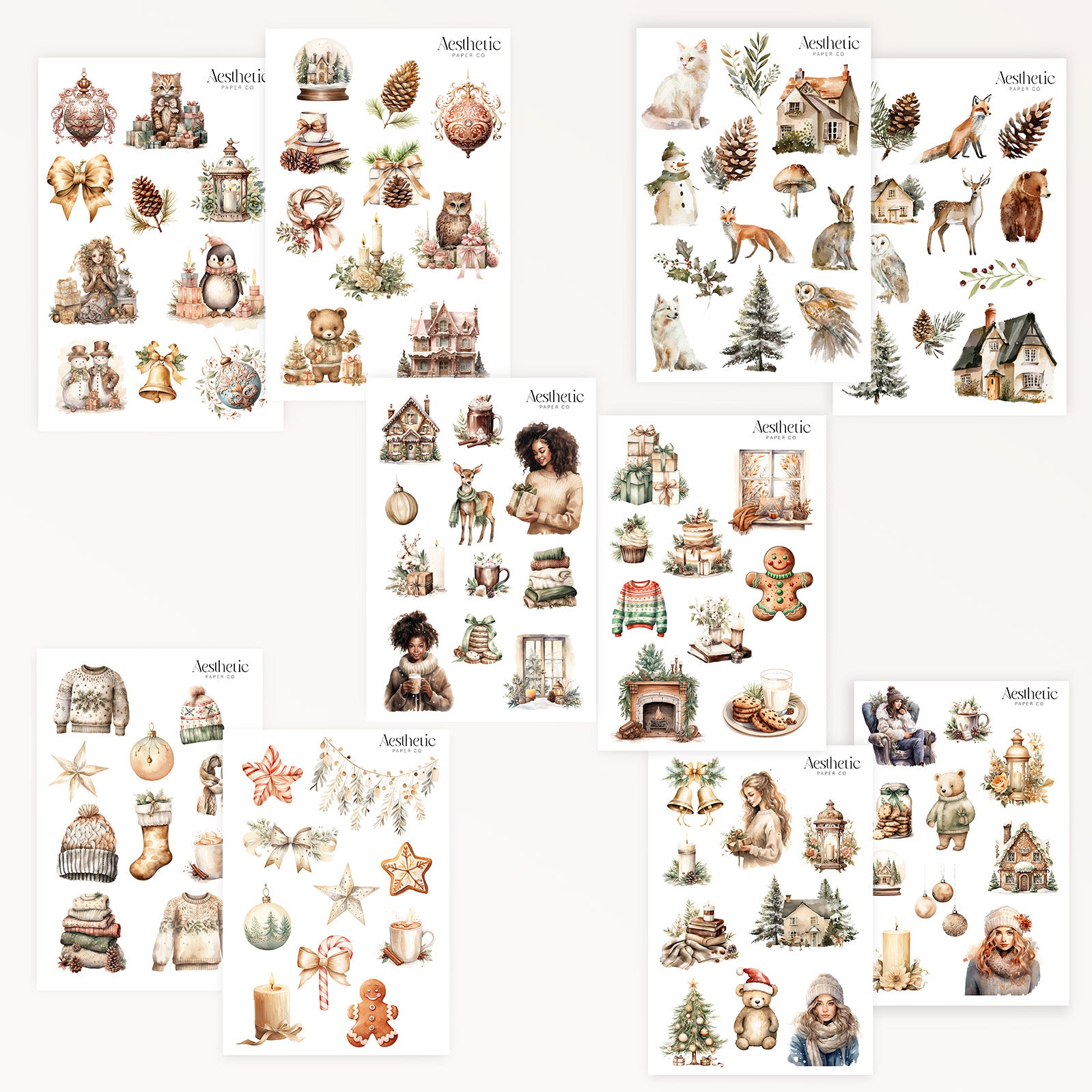 HOLIDAY COLLECTION STICKERS