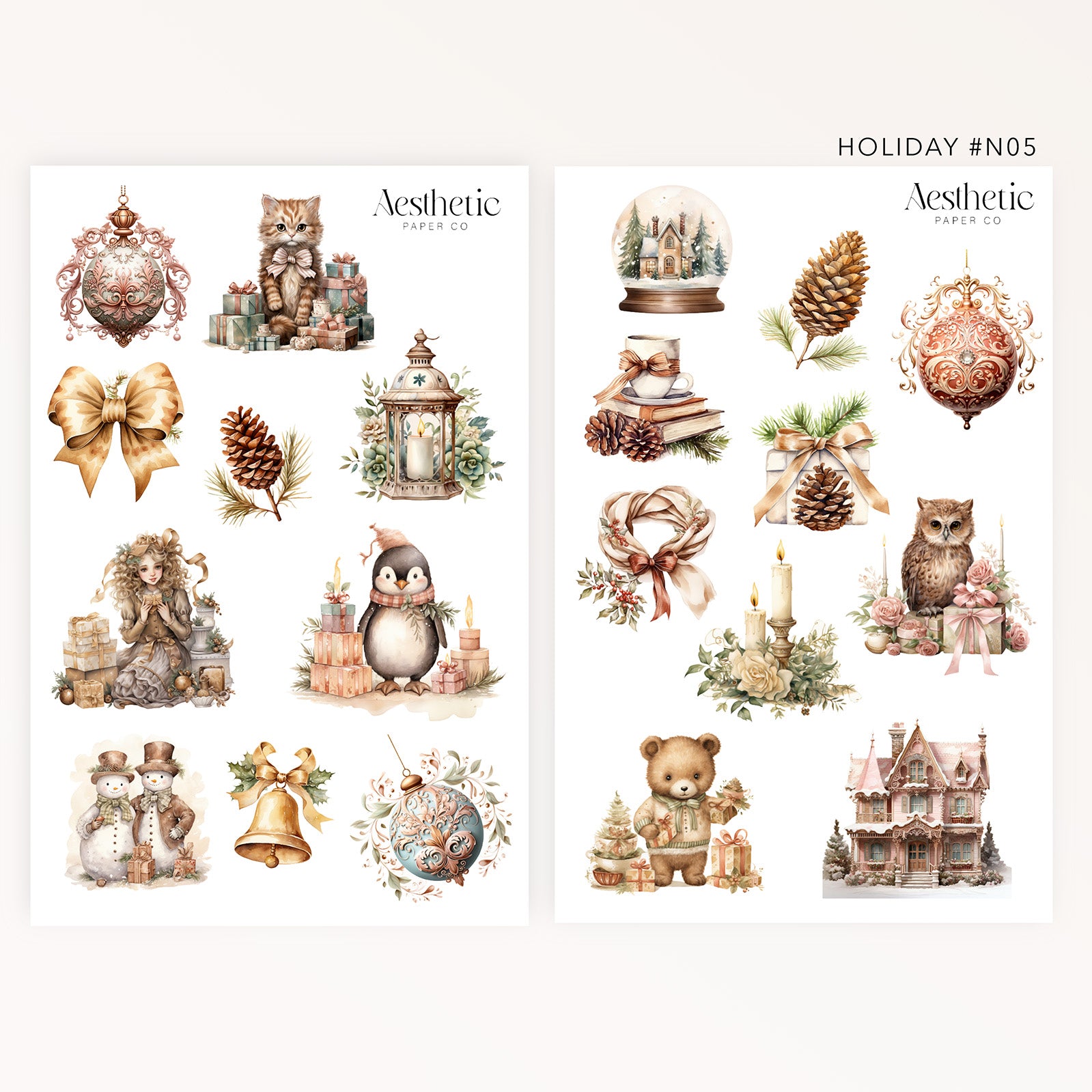 HOLIDAY COLLECTION STICKERS