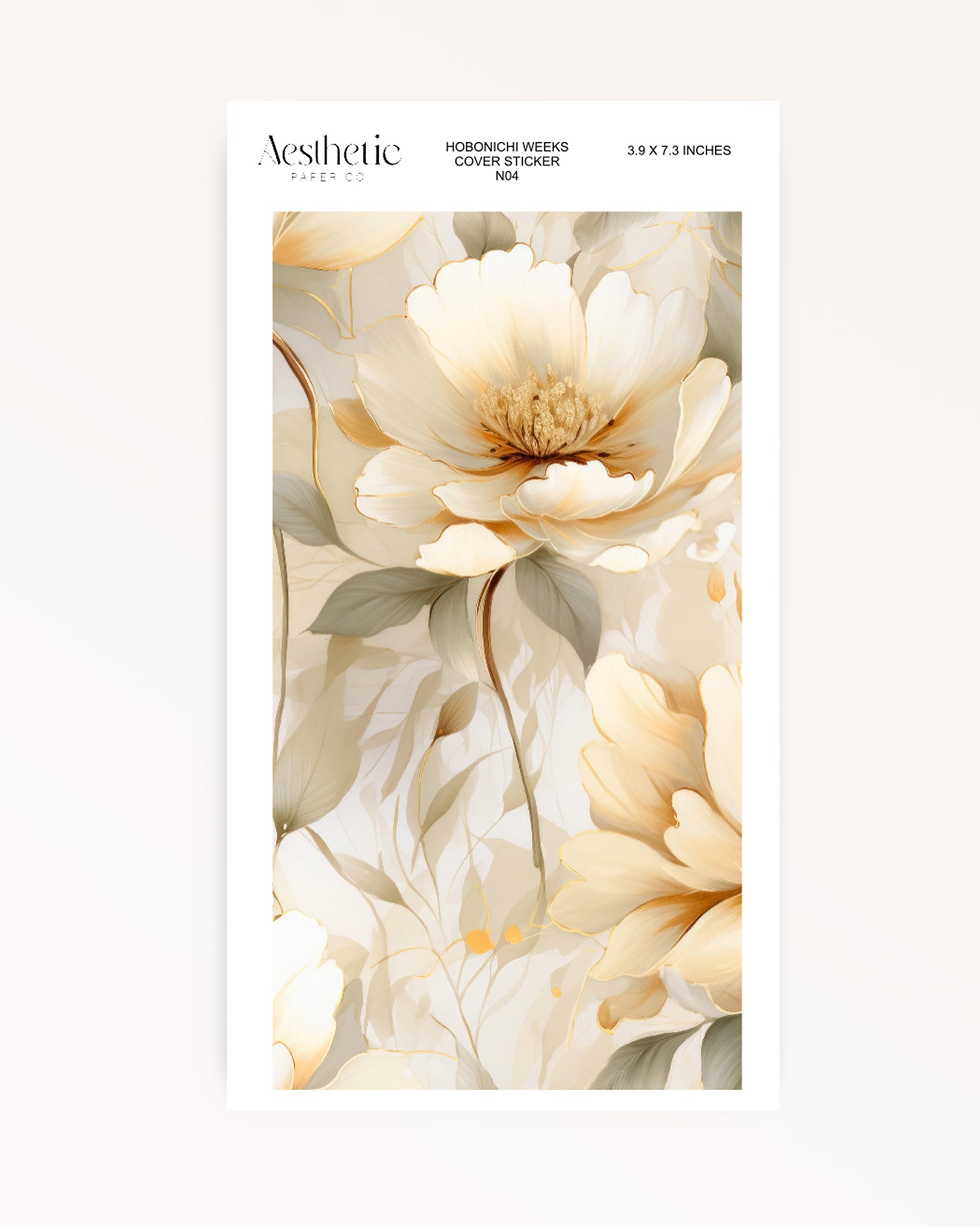 Hobonichi Weeks Sticker Cover | 3.7 x 7.3 in