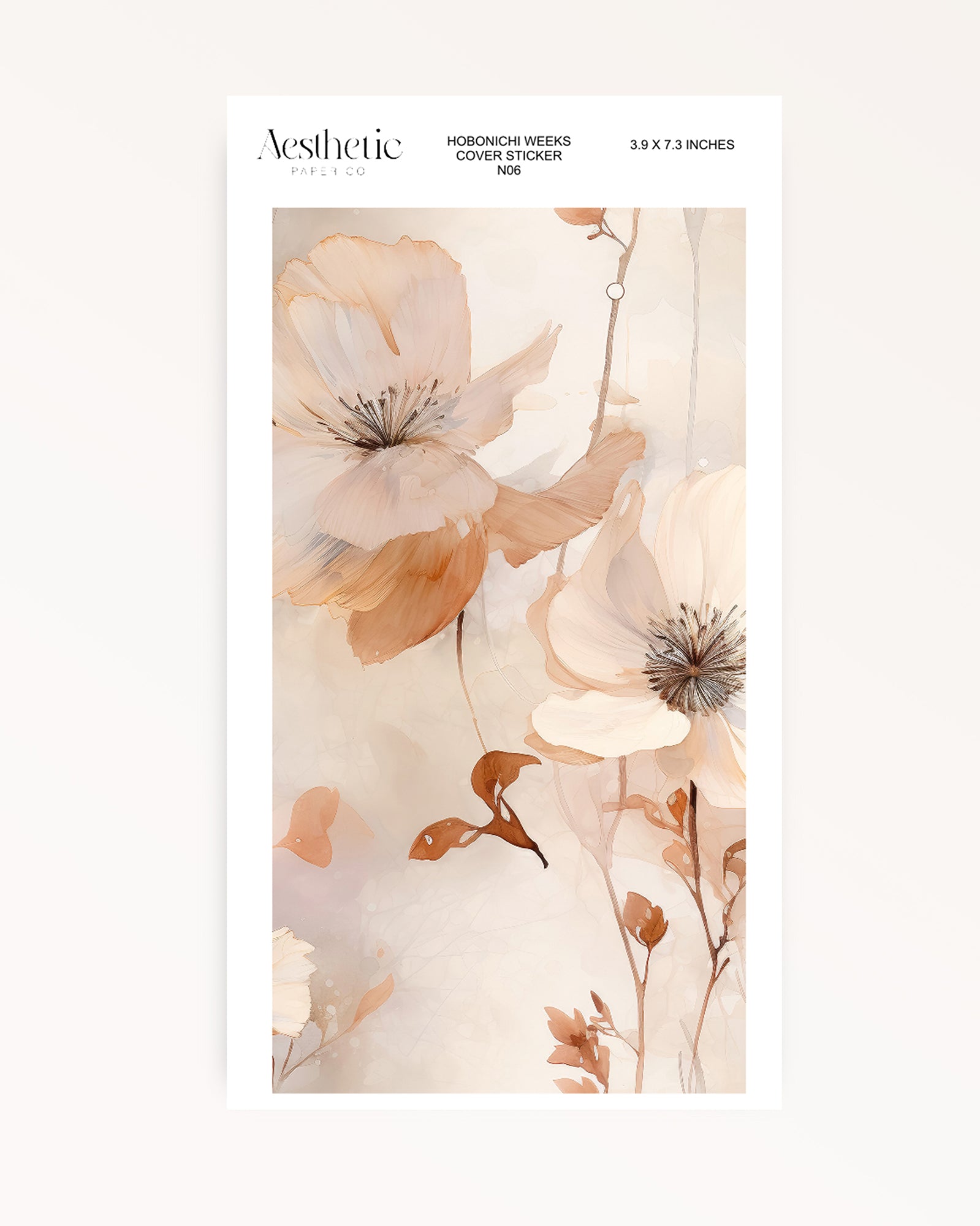 Hobonichi Weeks Sticker Cover | 3.7 x 7.3 in