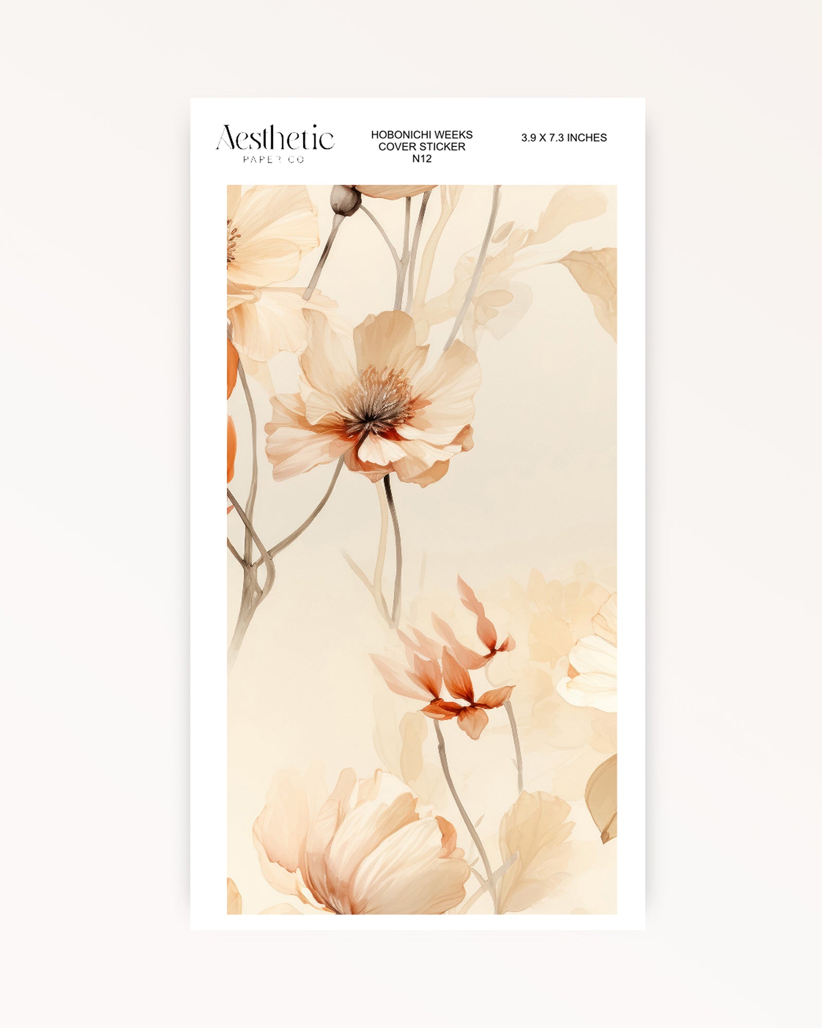 Hobonichi Weeks Sticker Cover | 3.7 x 7.3 in