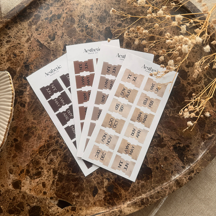 TAB STICKERS | MILK CHOCOLATE