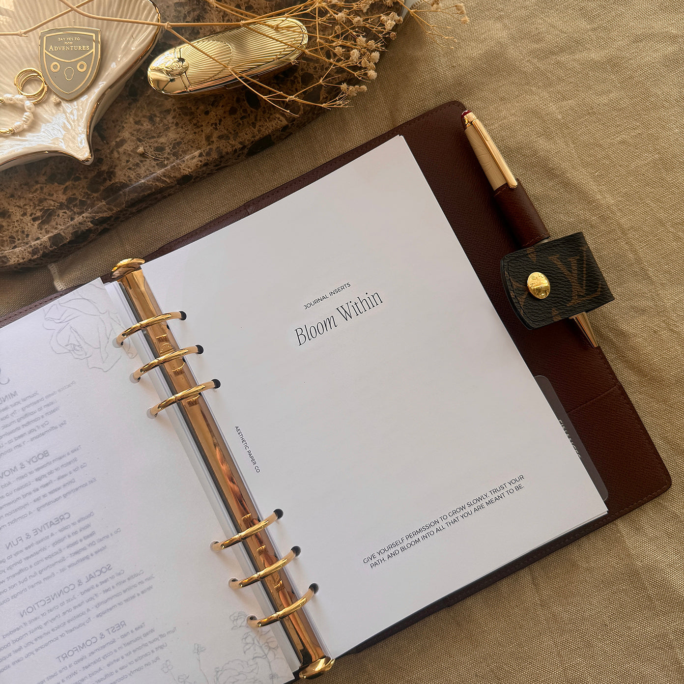 BLOOM WITHIN | JOURNALING PROMPTS | INSERTS
