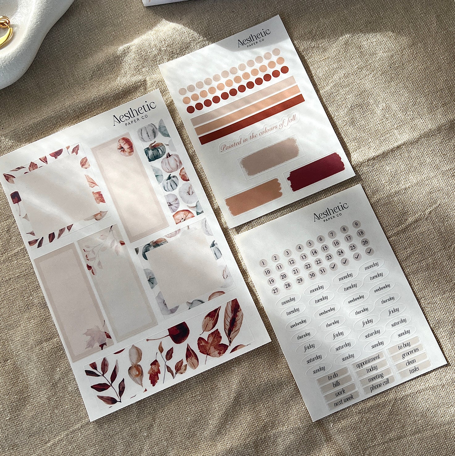 Monthly Planner Subscription Kit | November Stationery Kit