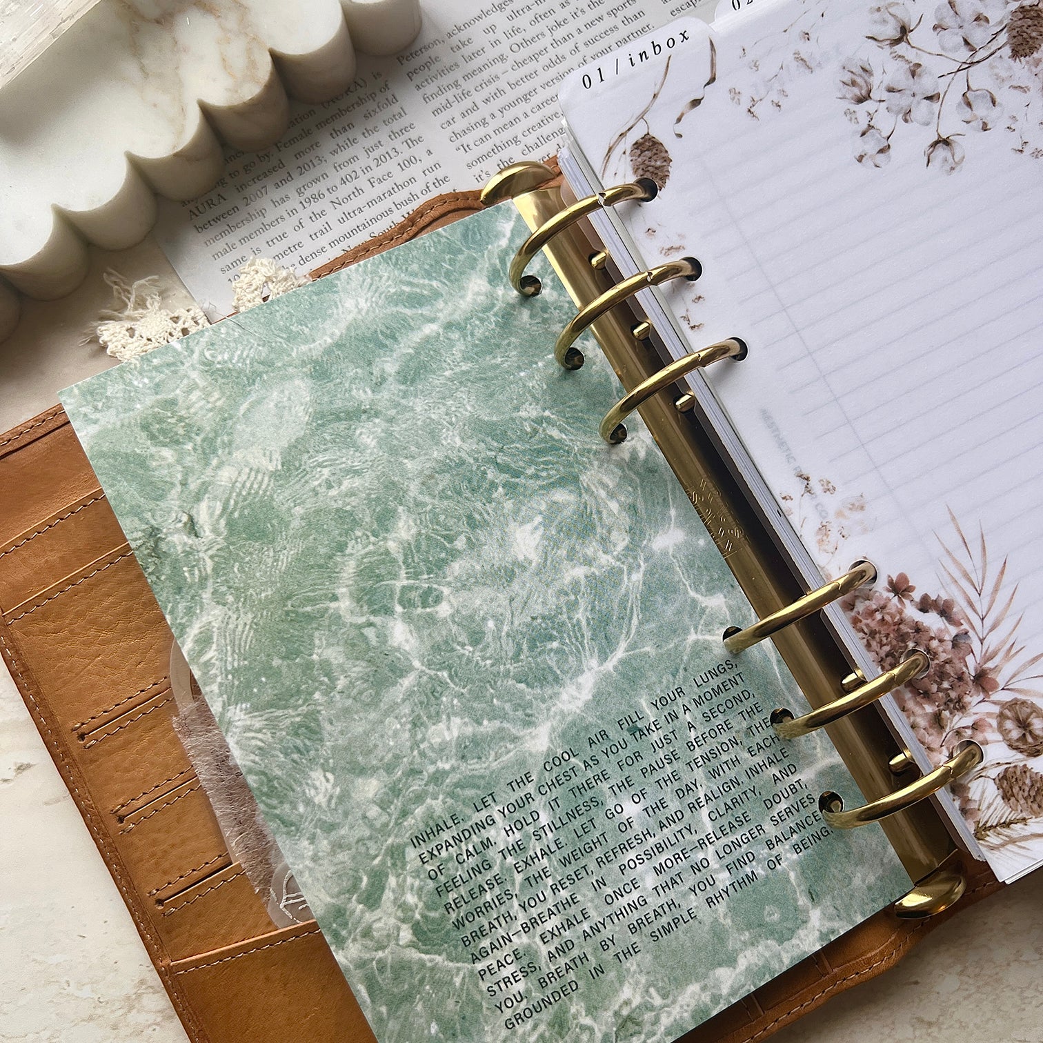 INHALE EXHALE DASHBOARD