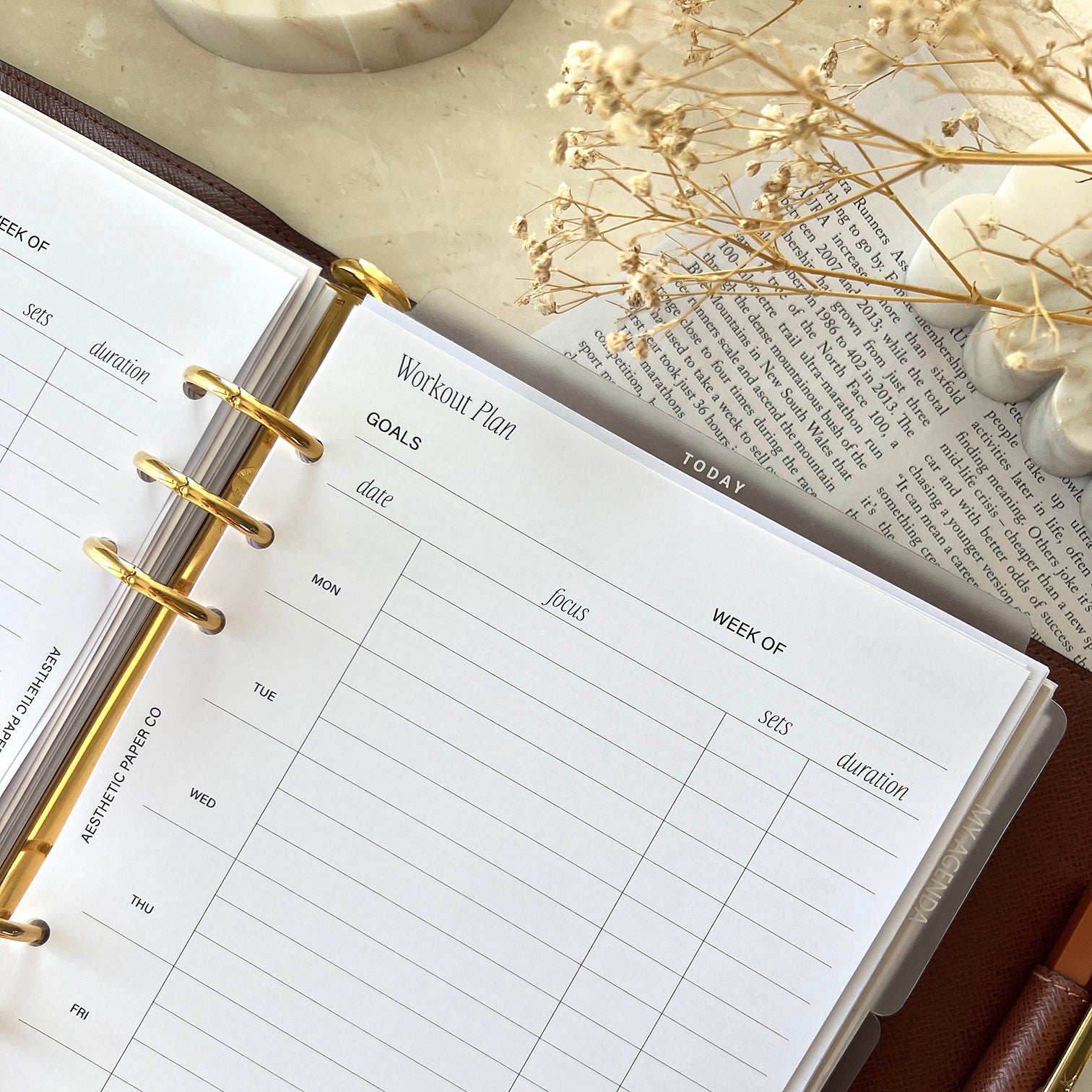 UN018 - Workout V1 Insert