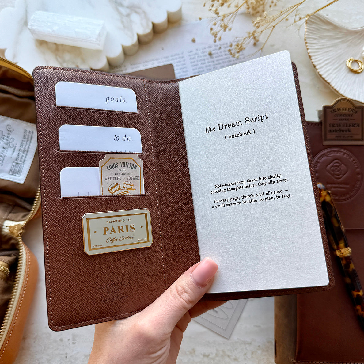 The Dream Script Notebook - 2pack Winter White