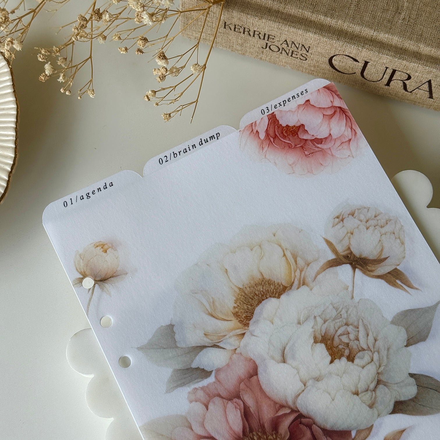Peonie Dividers | Vellum