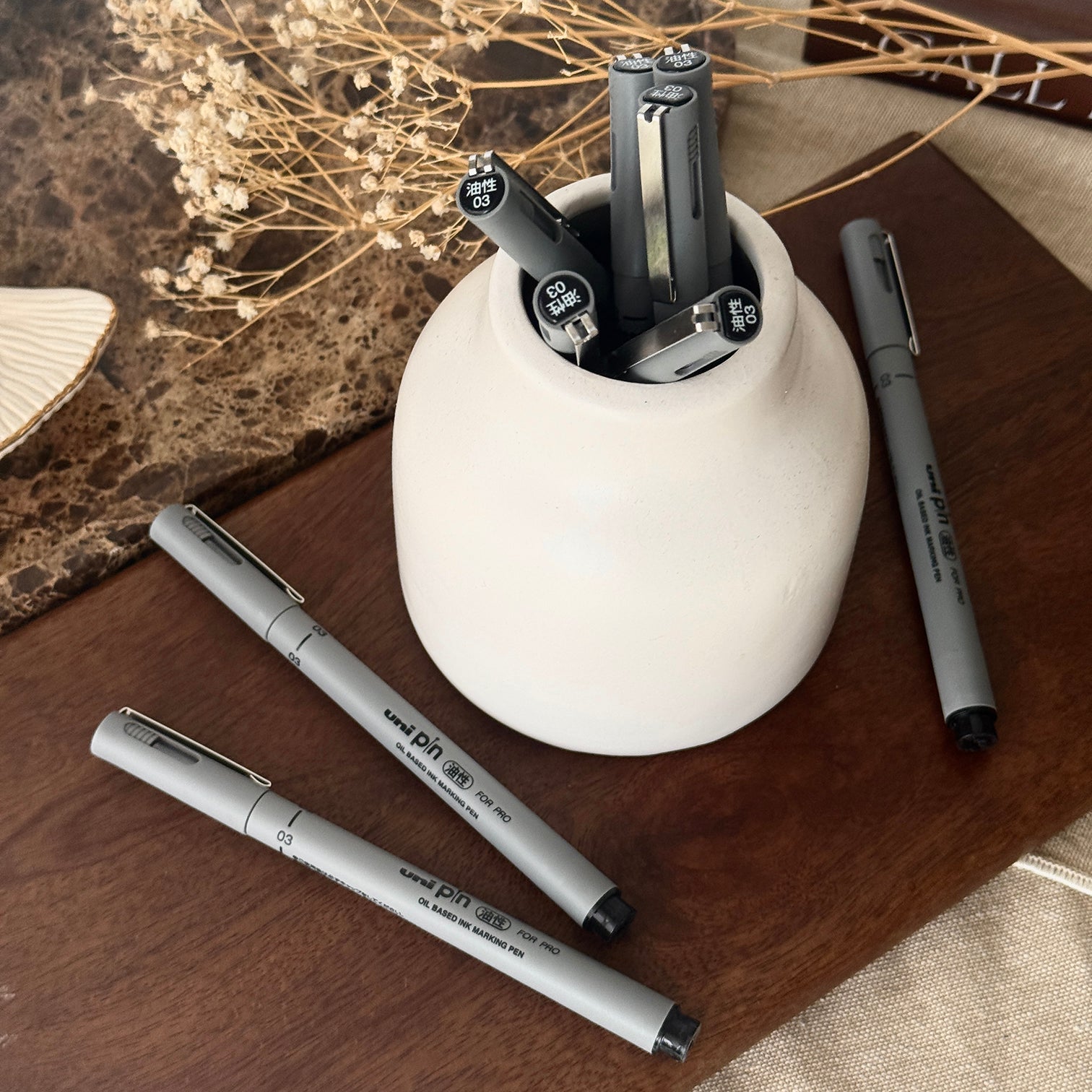 UNI Pin Oil-based Felt Tip Pen - Size 03 - 0.24mm