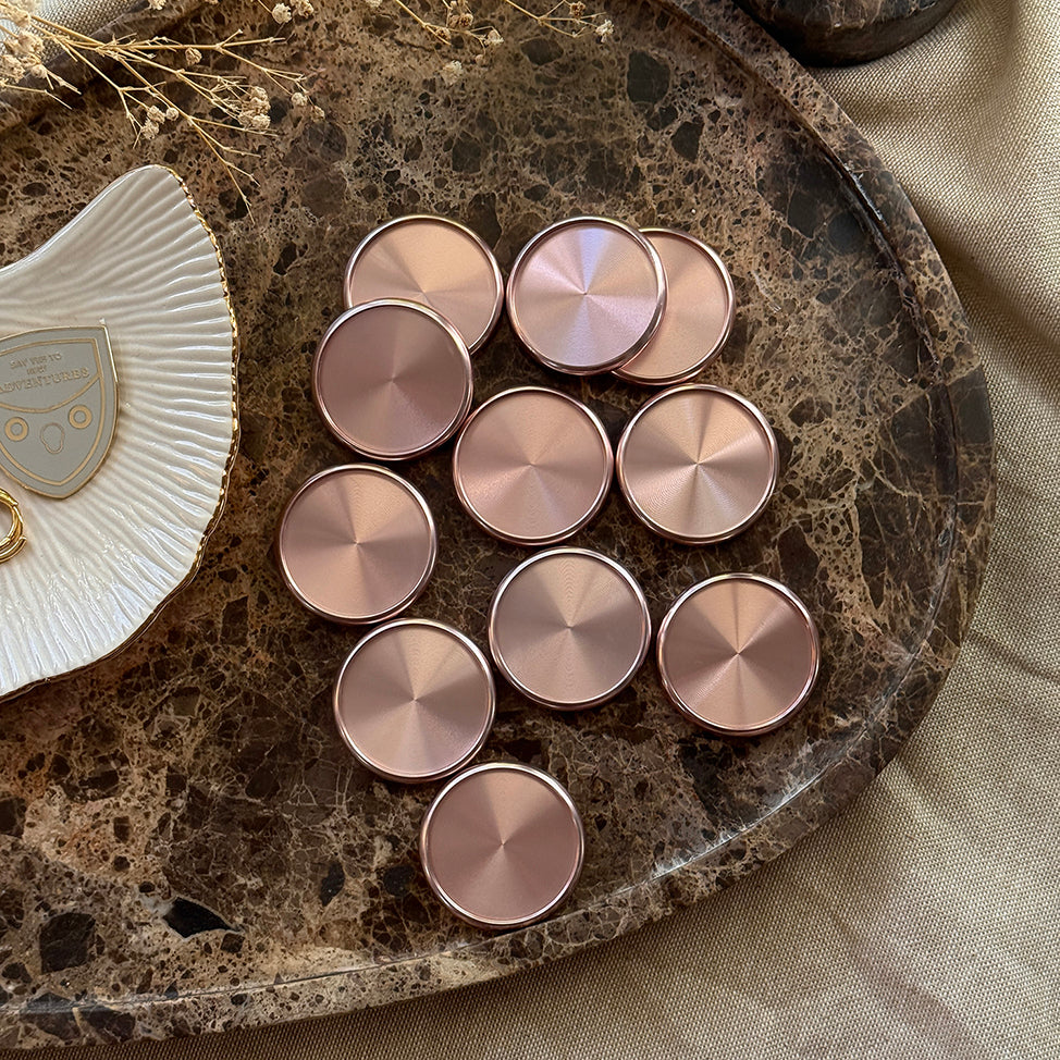 Aluminum Planner Discs | Rose Gold