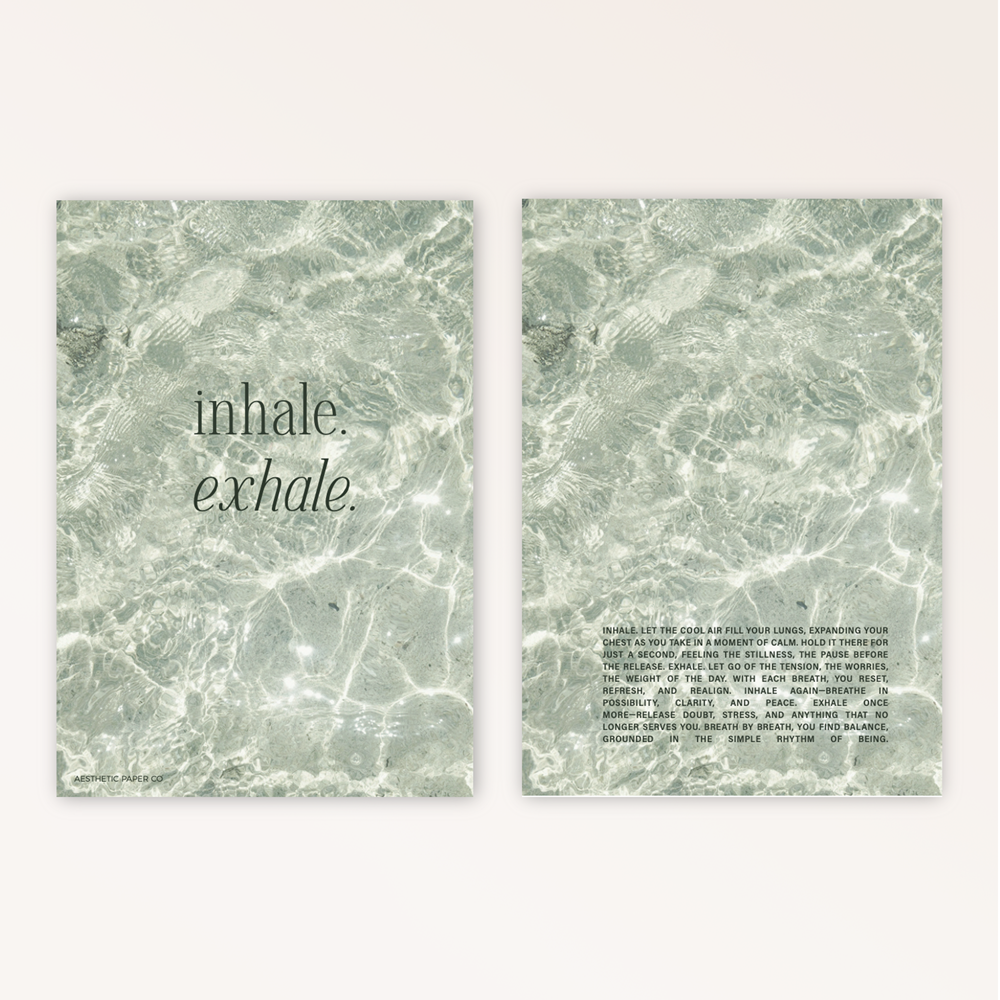 INHALE EXHALE DASHBOARD