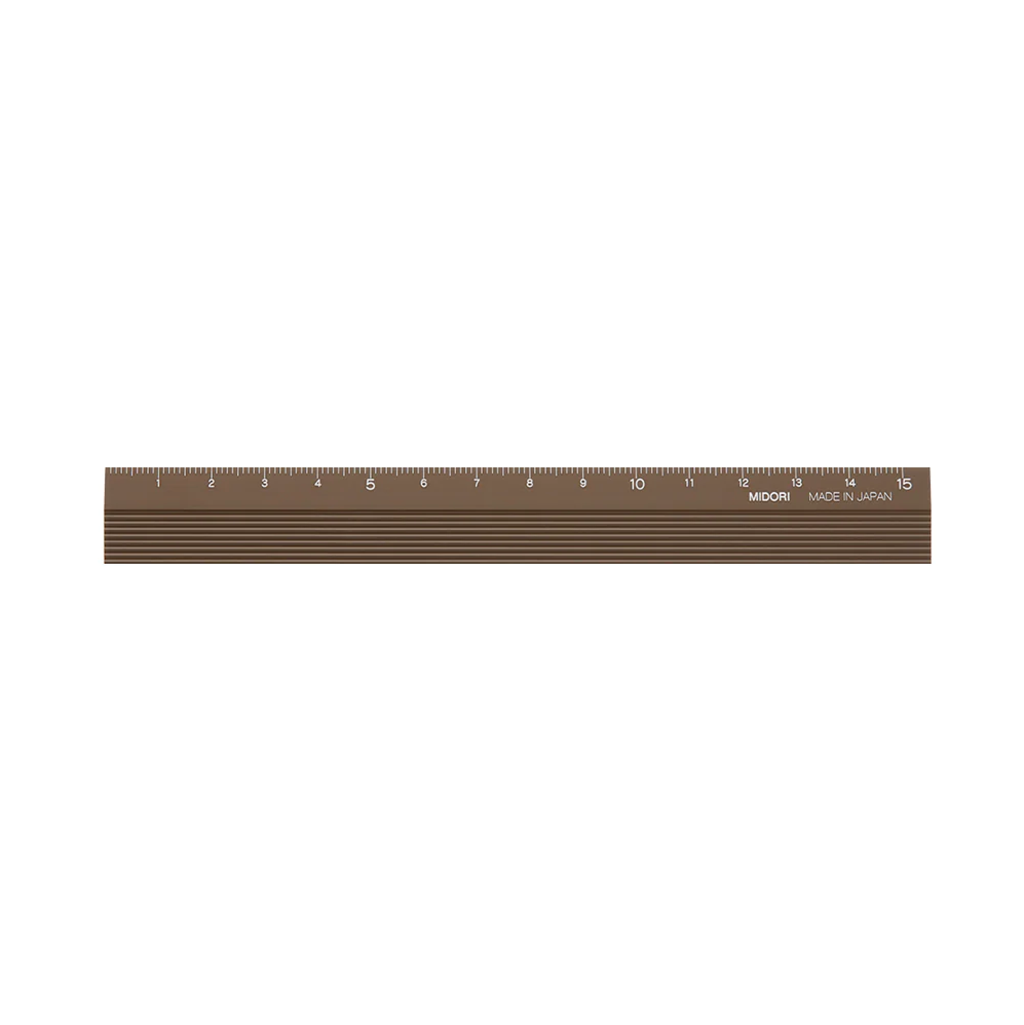Midori Aluminum Ruler 15 cm