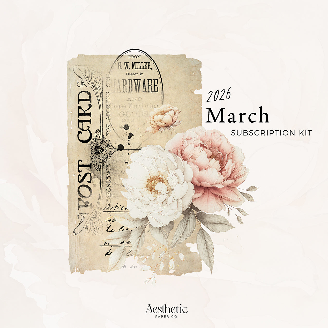 Monthly Planner Kit | March 2026 Sticker Kit