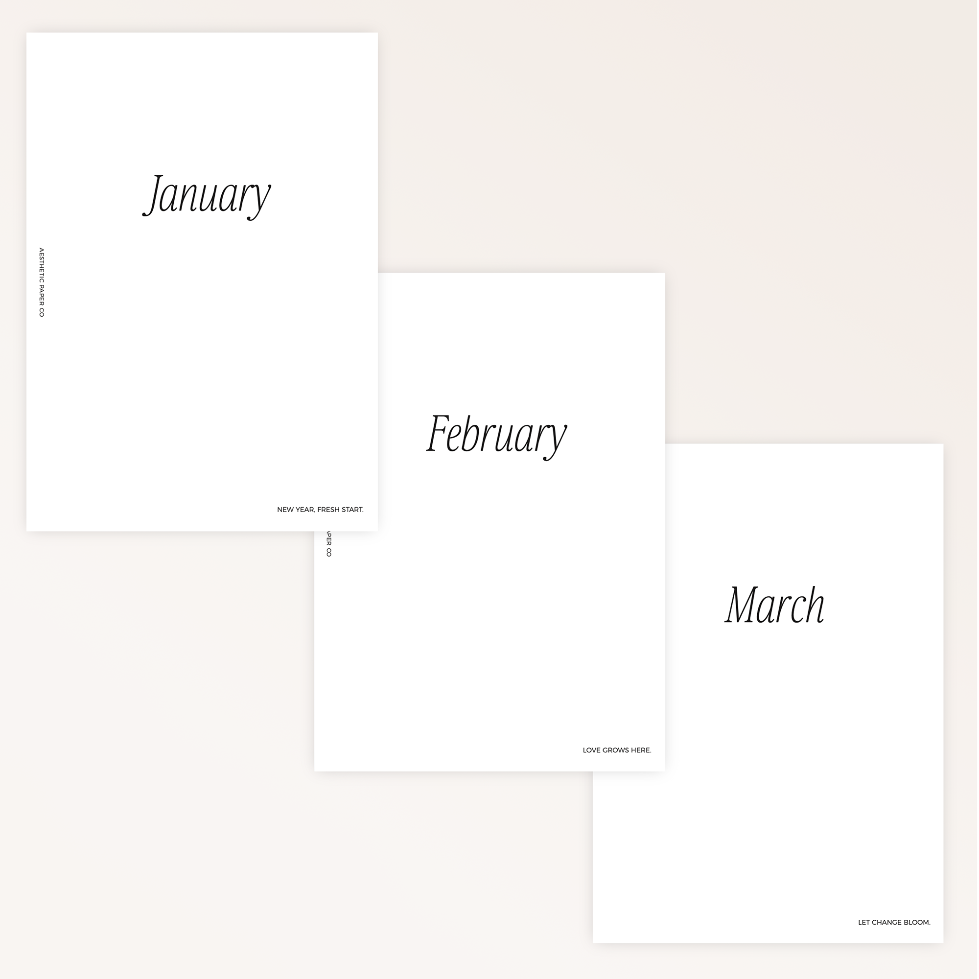 MONTHLY VELLUM DASHBOARDS