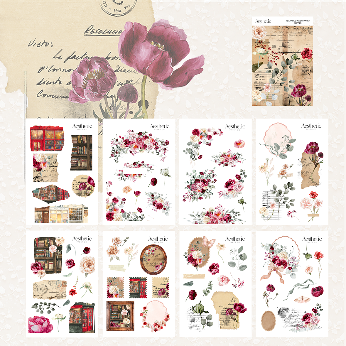 Monthly Planner Kit | November 2025 Sticker Kit