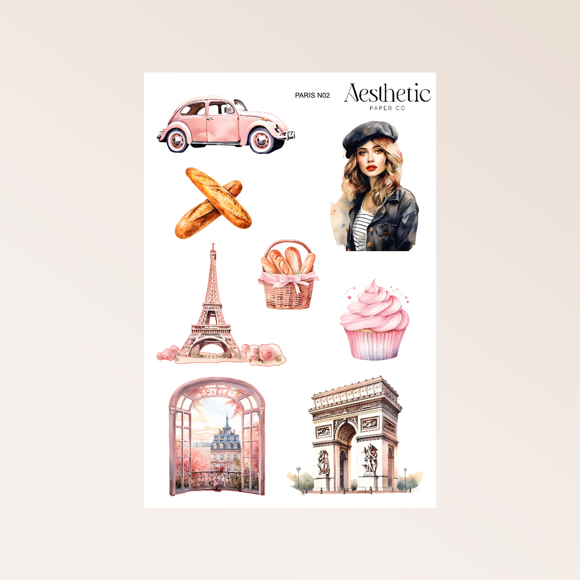 PARIS STICKERS