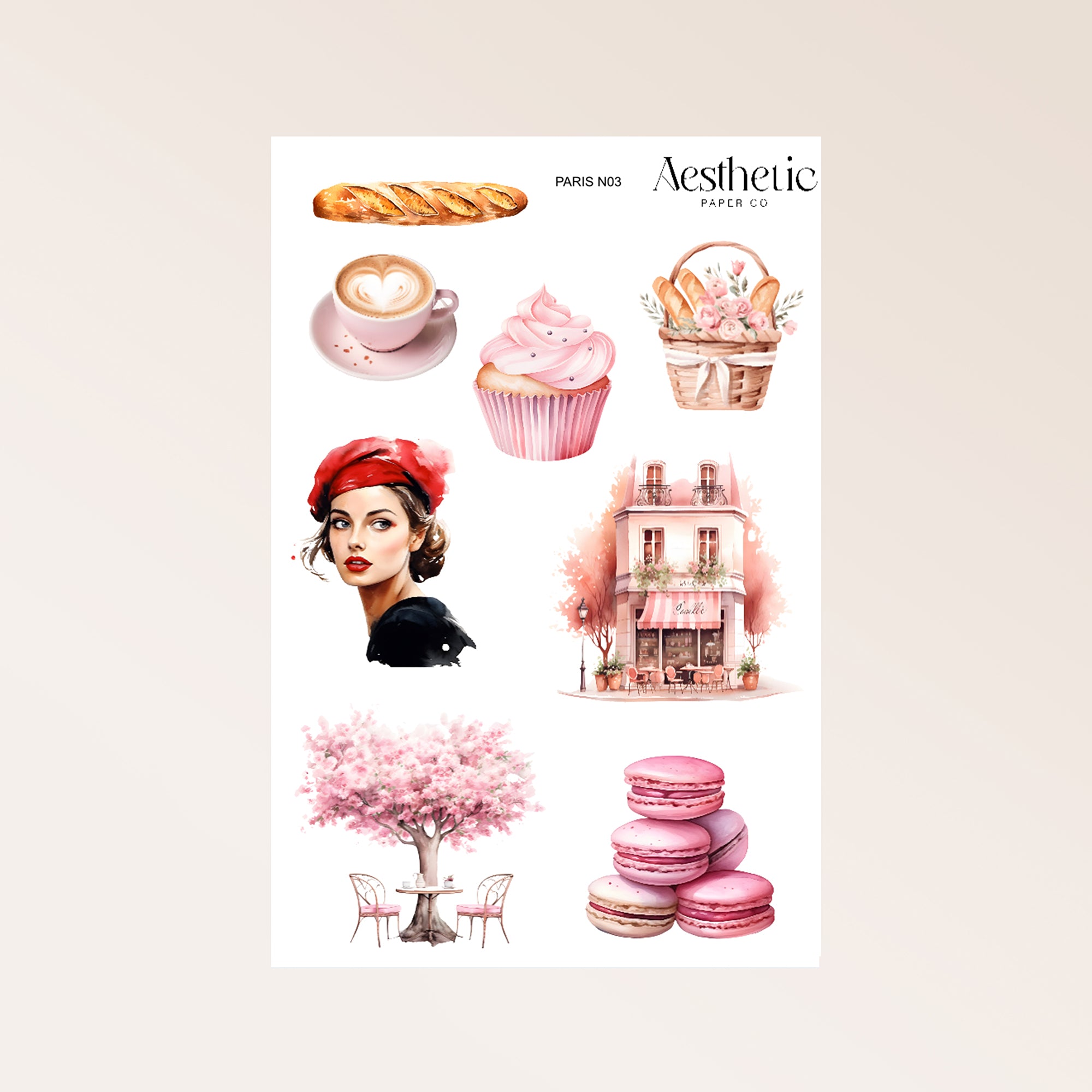 PARIS STICKERS