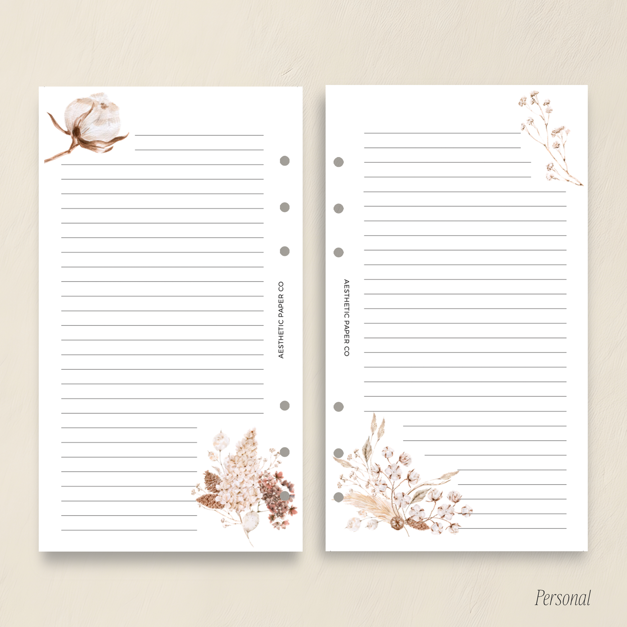 UN023 - Boho Notes Inserts | PDF