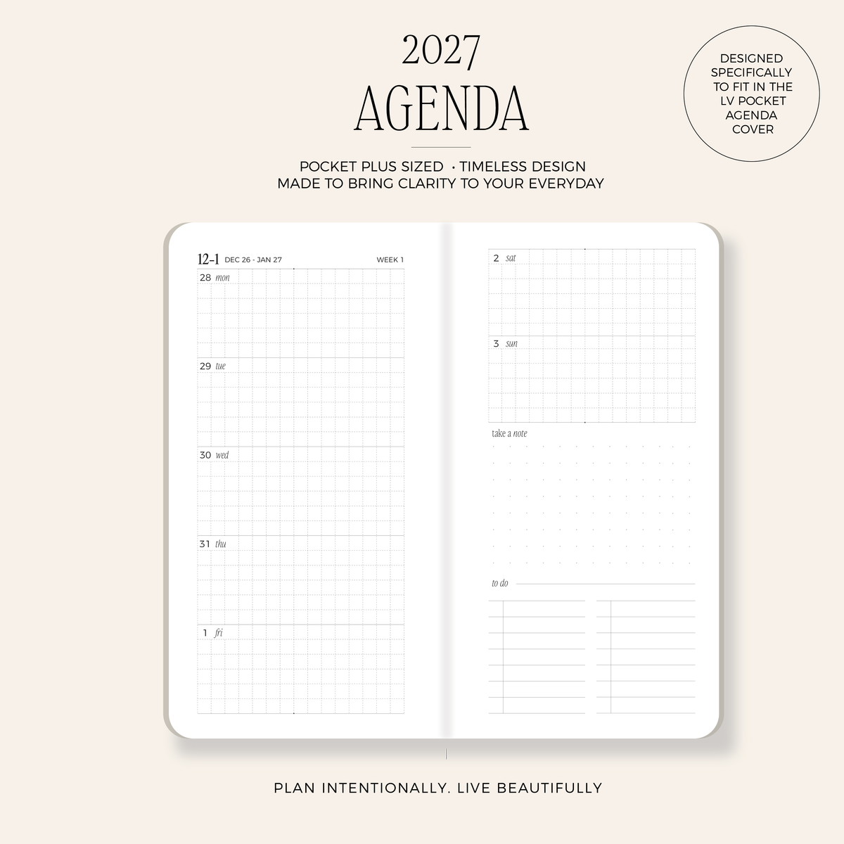 The Dream Script 2027 Agenda (PRE-ORDER)