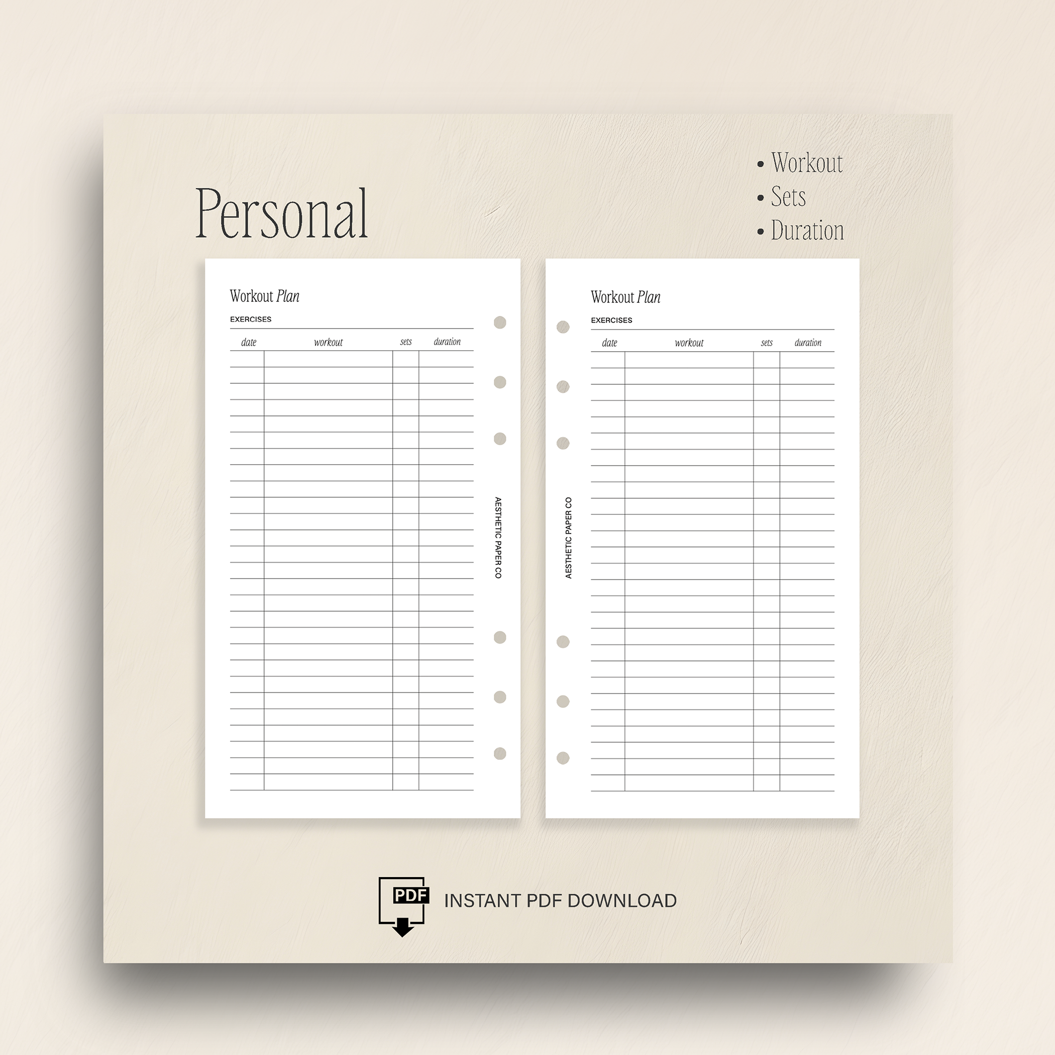 Workout V2 Insert | PDF