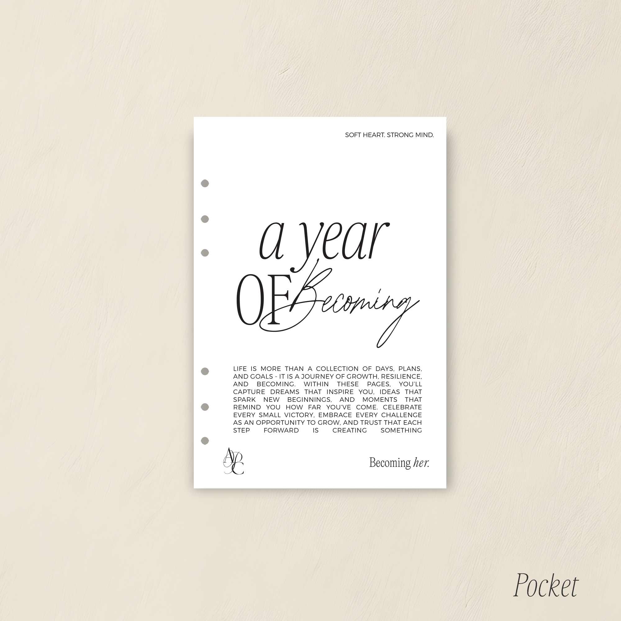 YEAR OF BECOMING DASHBOARD