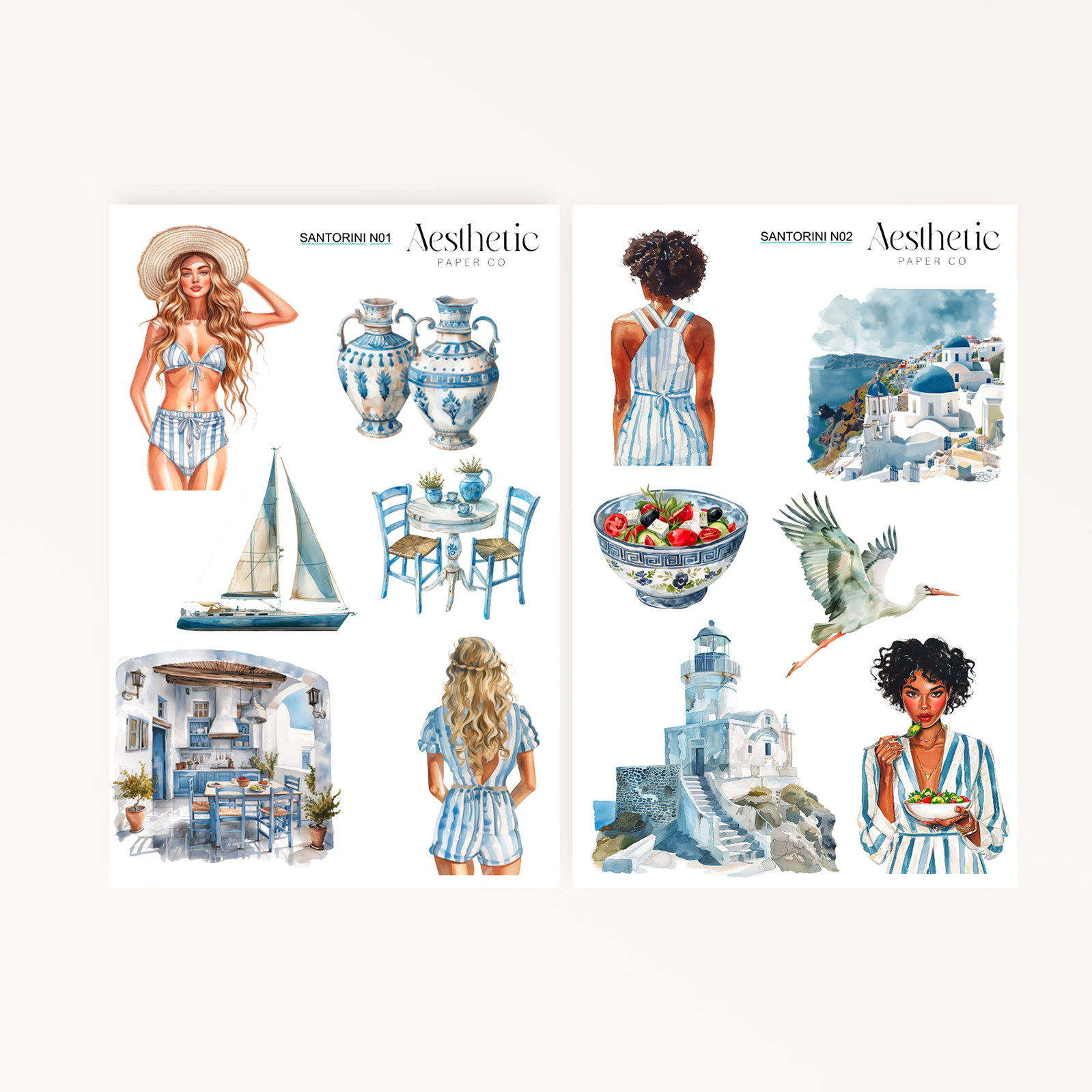 Santorini STICKERS