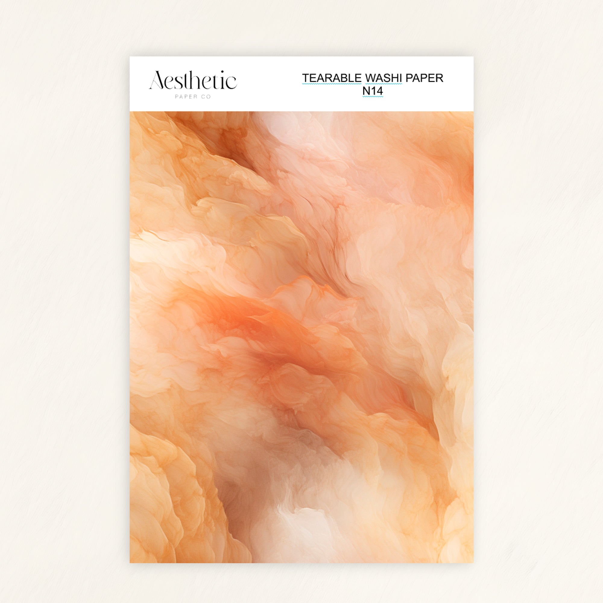 Tearable Washi Sticker Paper Sheet | N13-N24