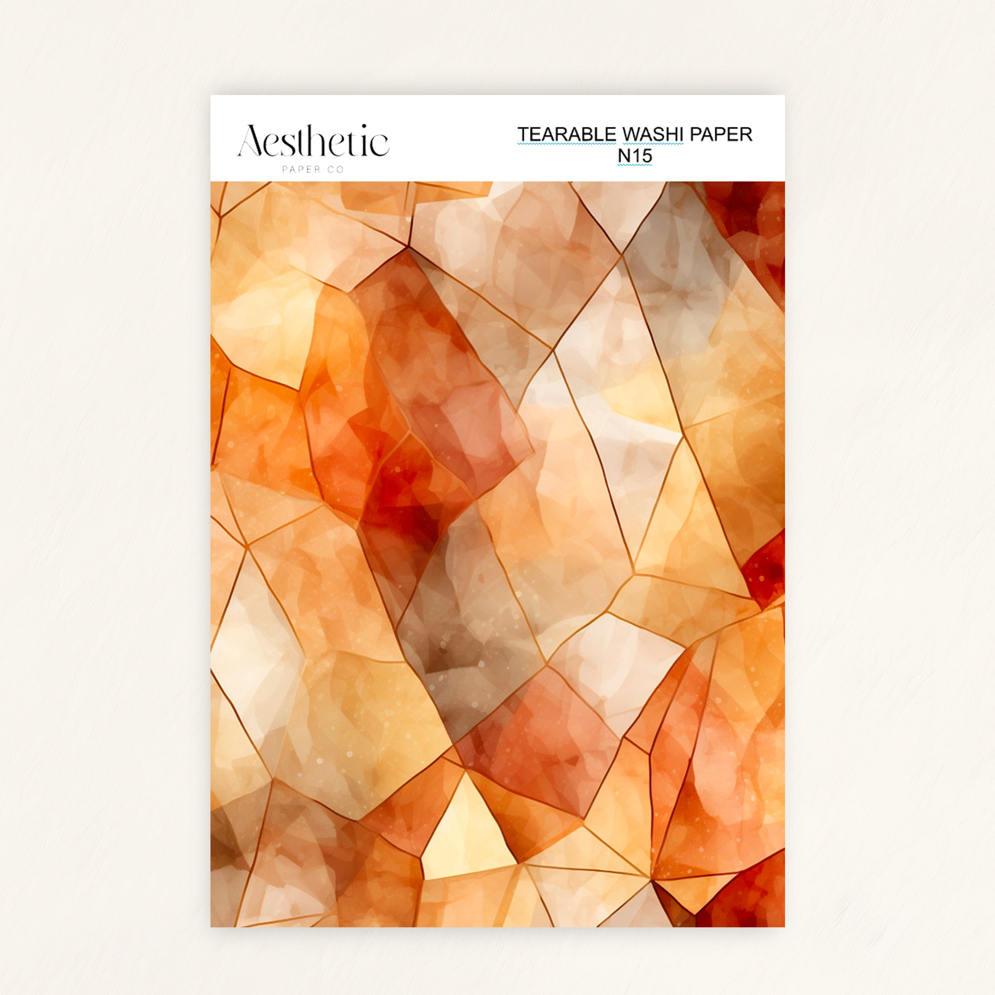 Tearable Washi Sticker Paper Sheet | N13-N24