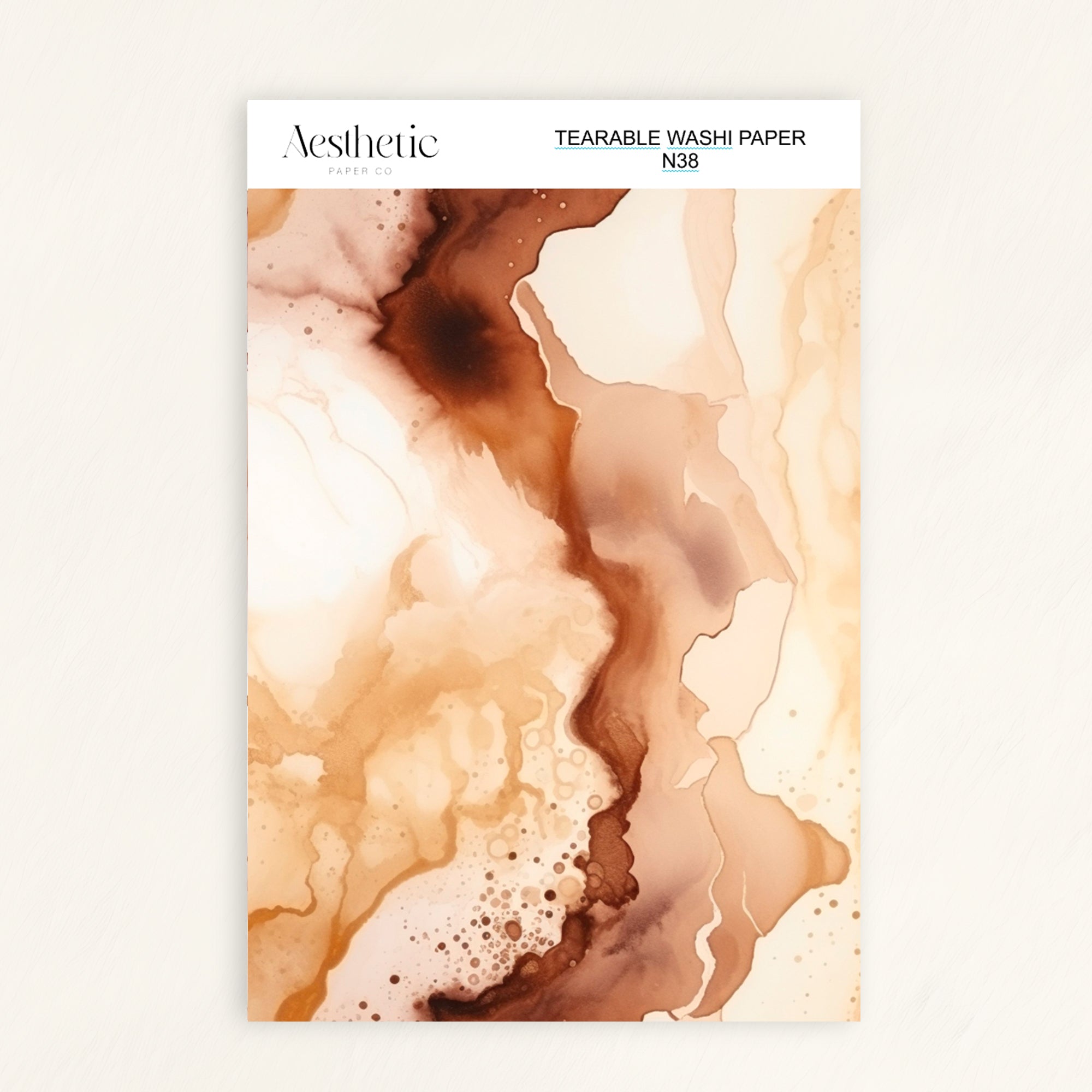 Tearable Washi Sticker Paper Sheet | N38-N52