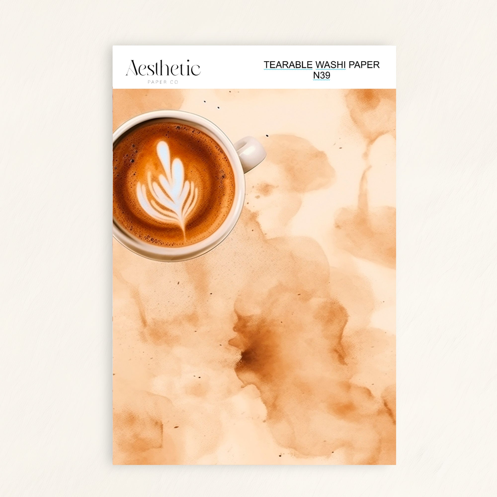 Tearable Washi Sticker Paper Sheet | N38-N52